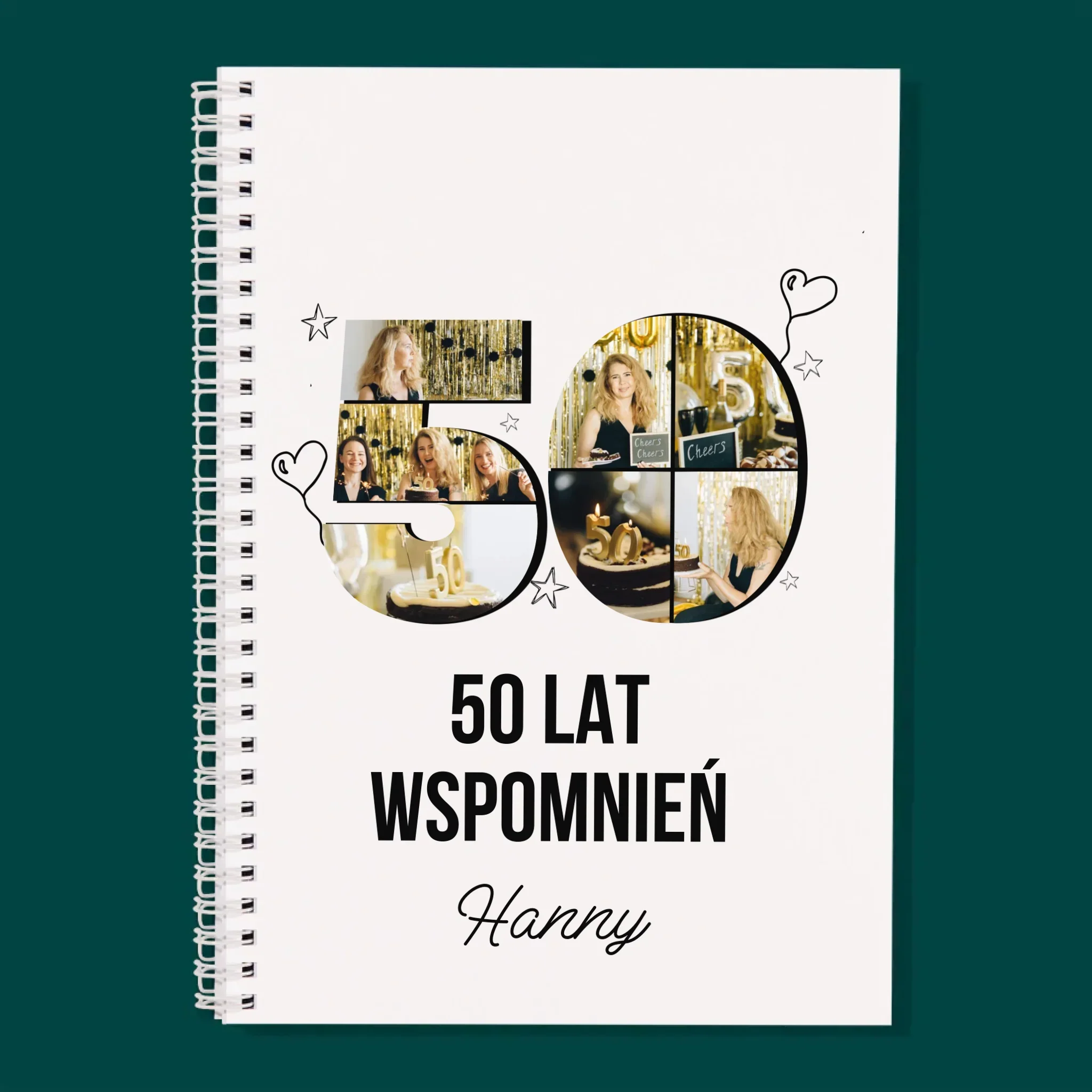 Kształt Ze Zdjęć: 50 Lat Wspomnień - Planer Dzienny z Nadrukiem - Image 3