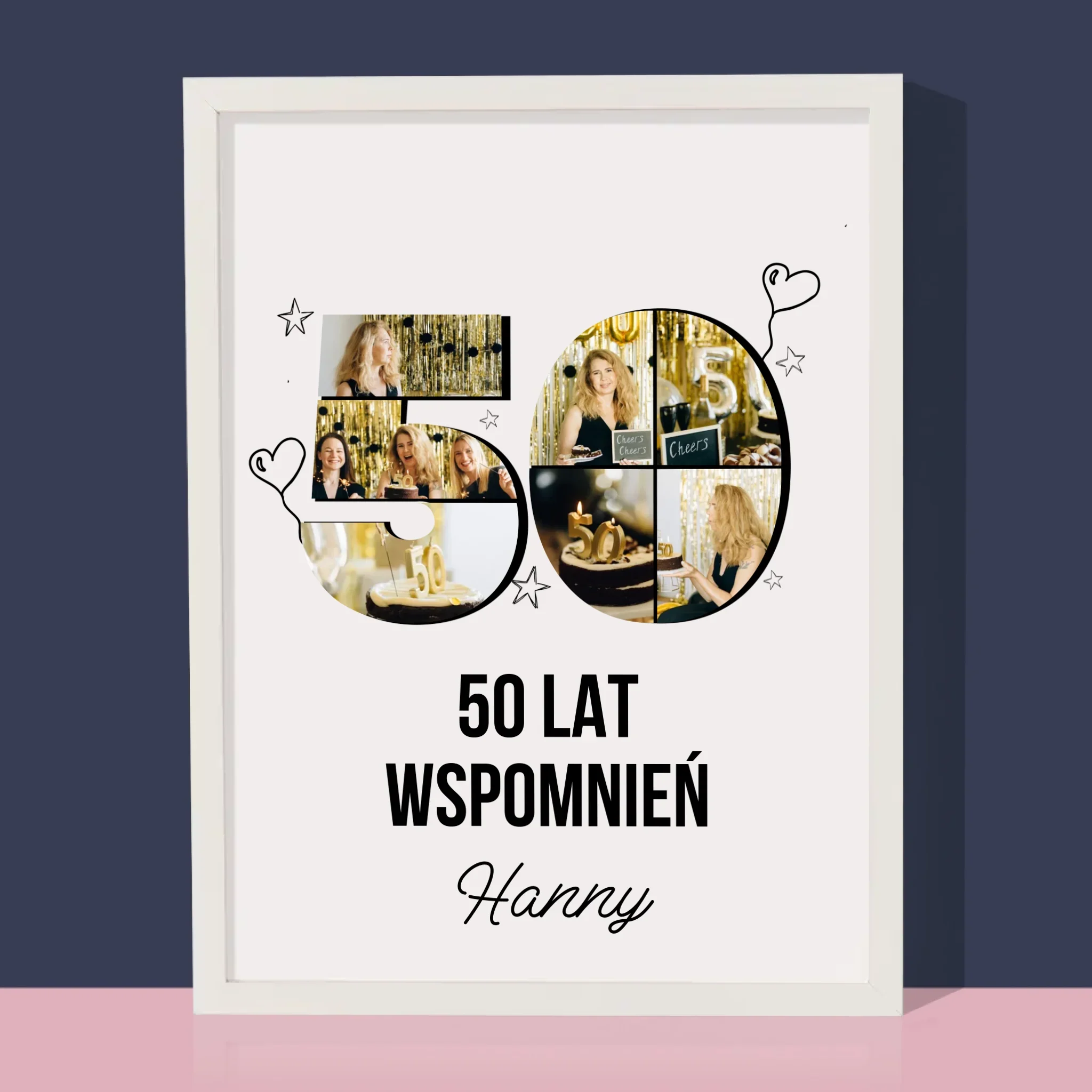 Kształt Ze Zdjęć: 50 Lat Wspomnień - Wydruk Obramowany - Image 4