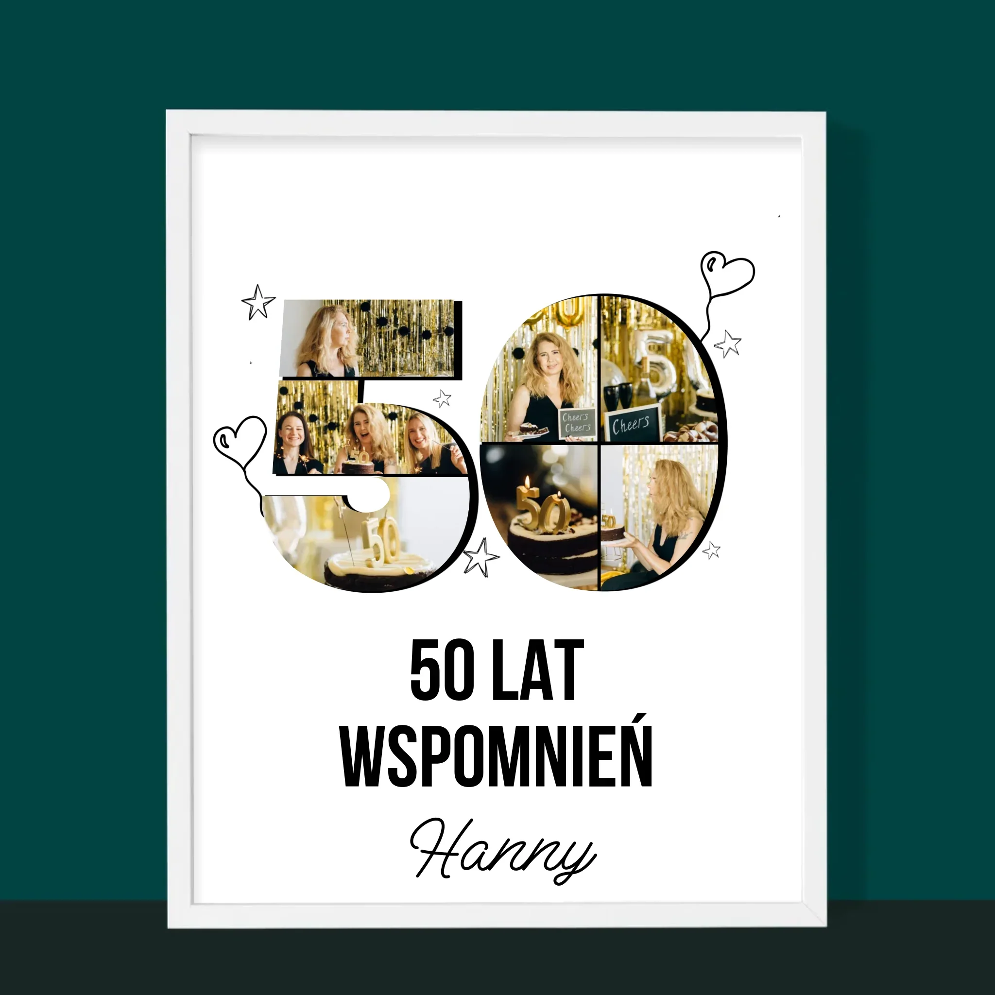 Kształt Ze Zdjęć: 50 Lat Wspomnień - Wydruk Obramowany - Image 6