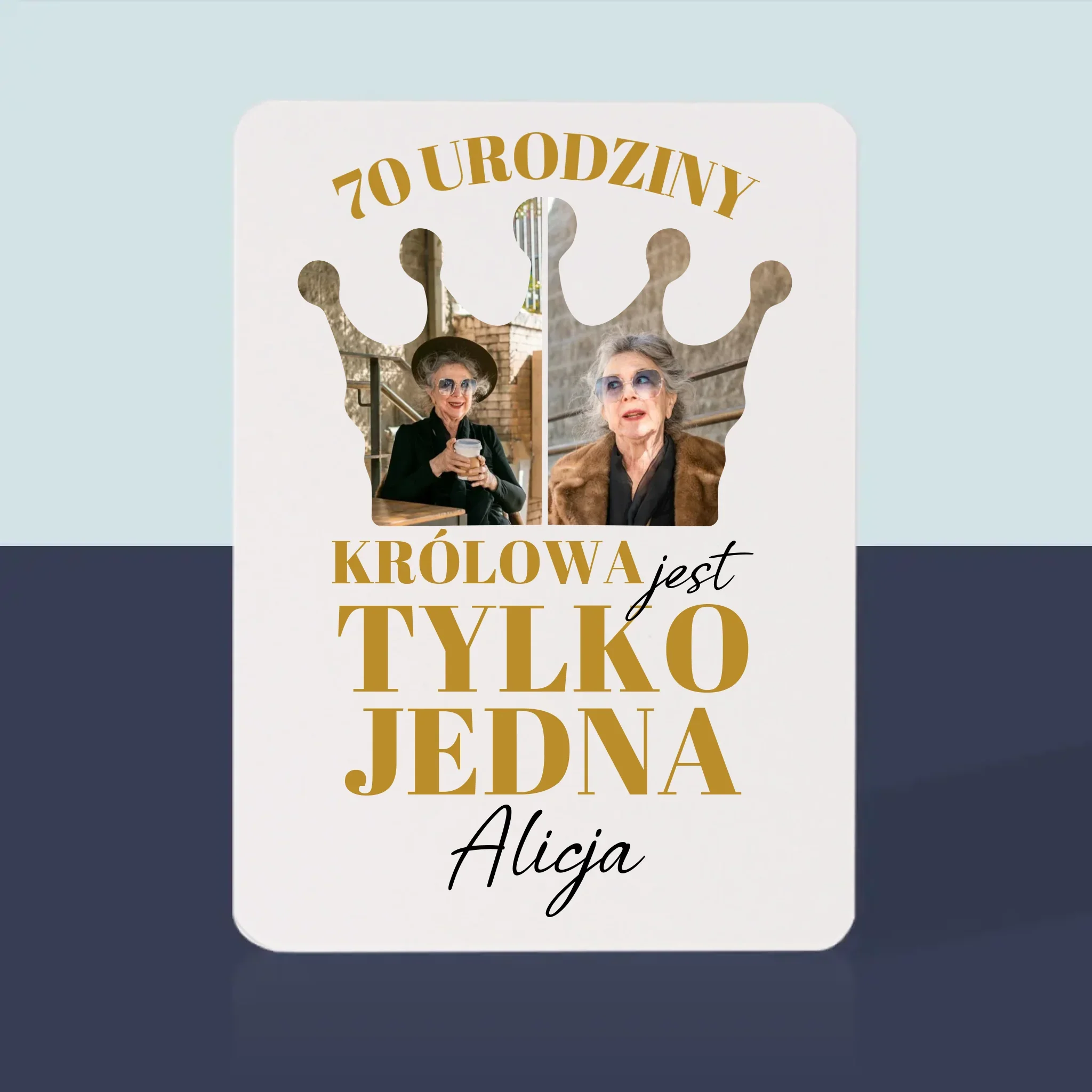 Kształt Ze Zdjęć: 70 Urodziny Królowa - Karty Do Gry - Image 4