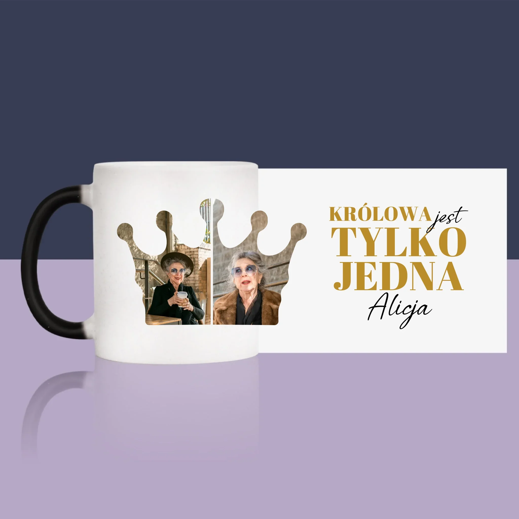Kształt Ze Zdjęć: 70 Urodziny Królowa - Kubek z Nadrukiem - Image 13