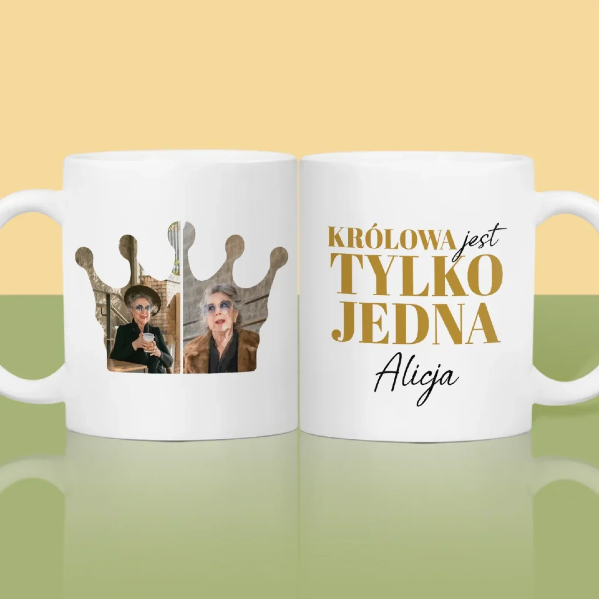 Kształt Ze Zdjęć: 70 Urodziny Królowa - Kubek z Nadrukiem - Image 2