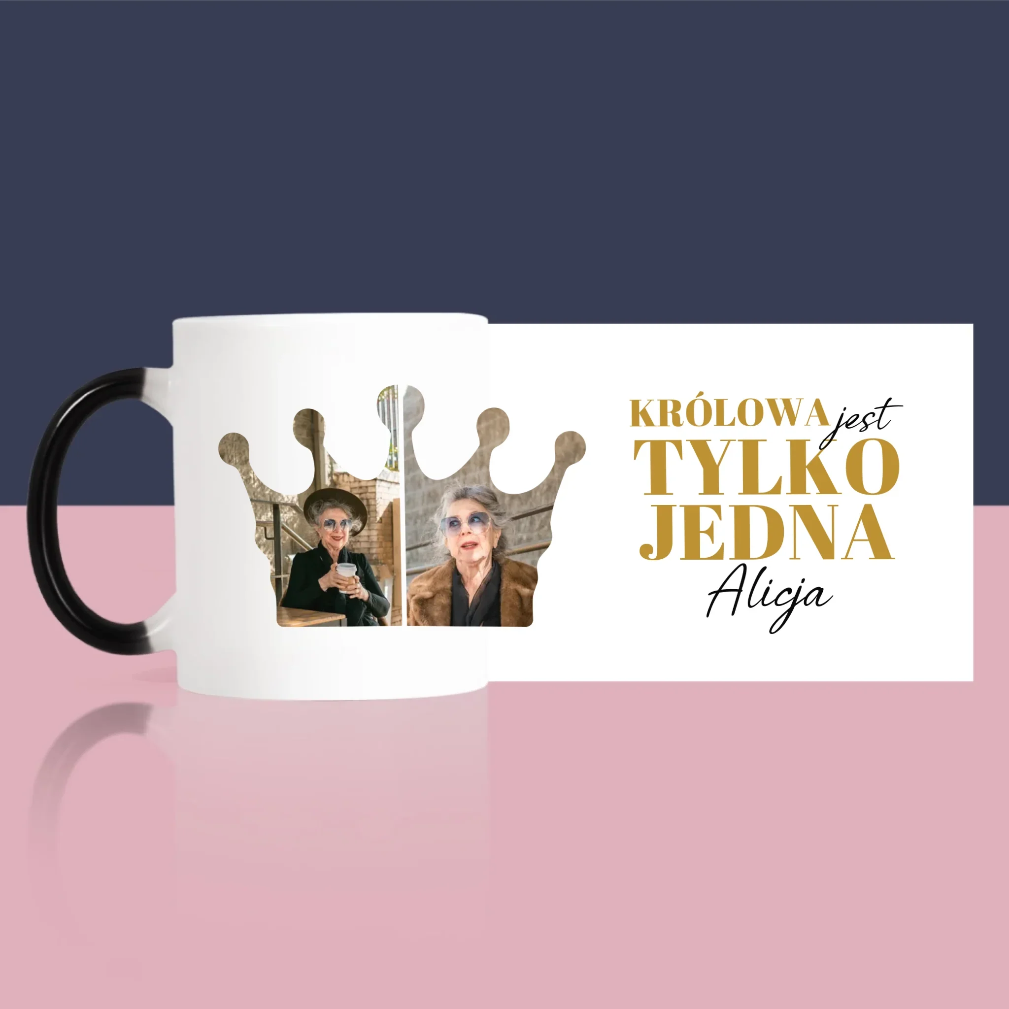 Kształt Ze Zdjęć: 70 Urodziny Królowa - Kubek z Nadrukiem - Image 7