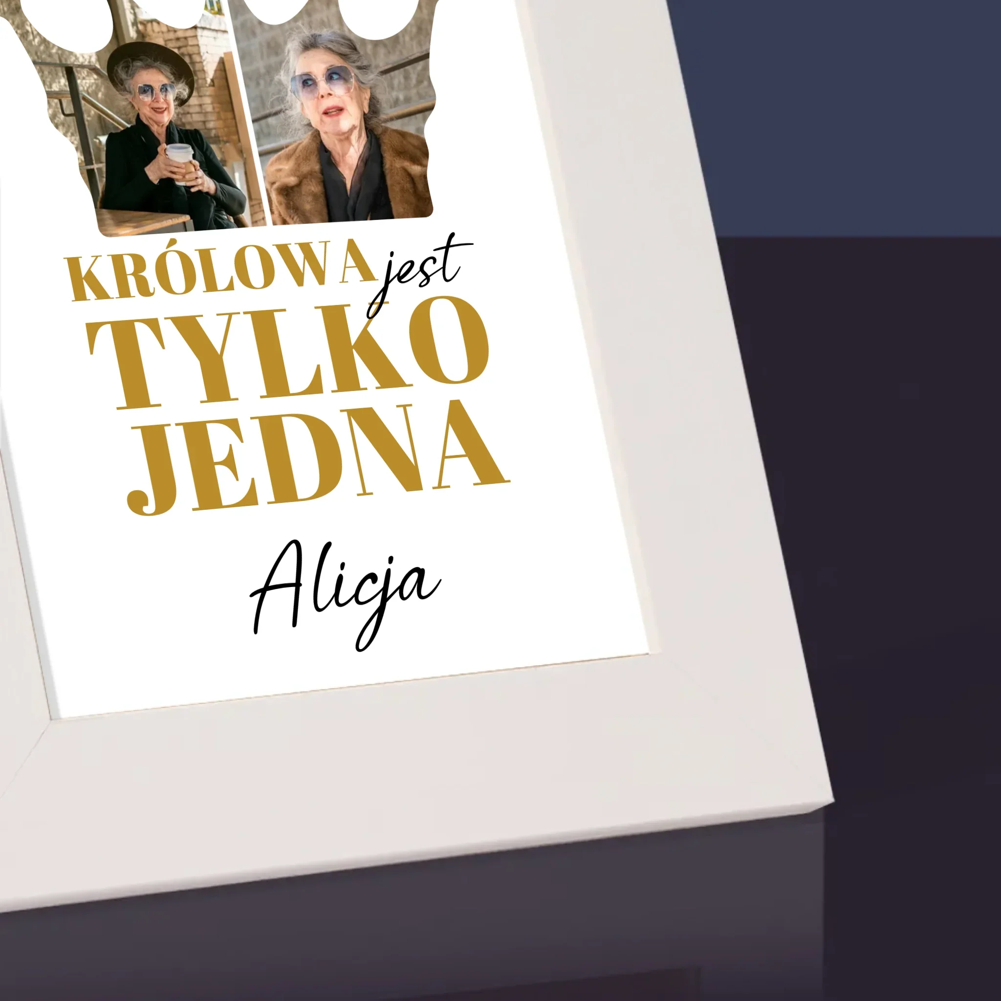 Kształt Ze Zdjęć: 70 Urodziny Królowa - Ramka Na Zdjęcie - Image 3