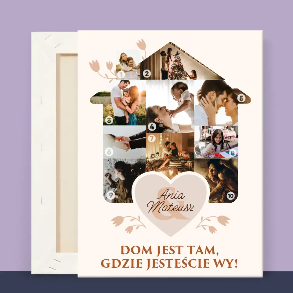 Kształt Ze Zdjęć: Dom Rodzinny - Wydruk Obramowany - Image 11