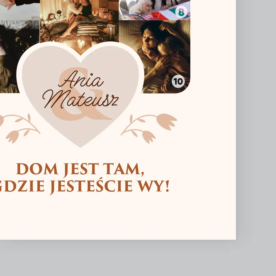 Kształt Ze Zdjęć: Dom Rodzinny - Wydruk Obramowany - Image 4