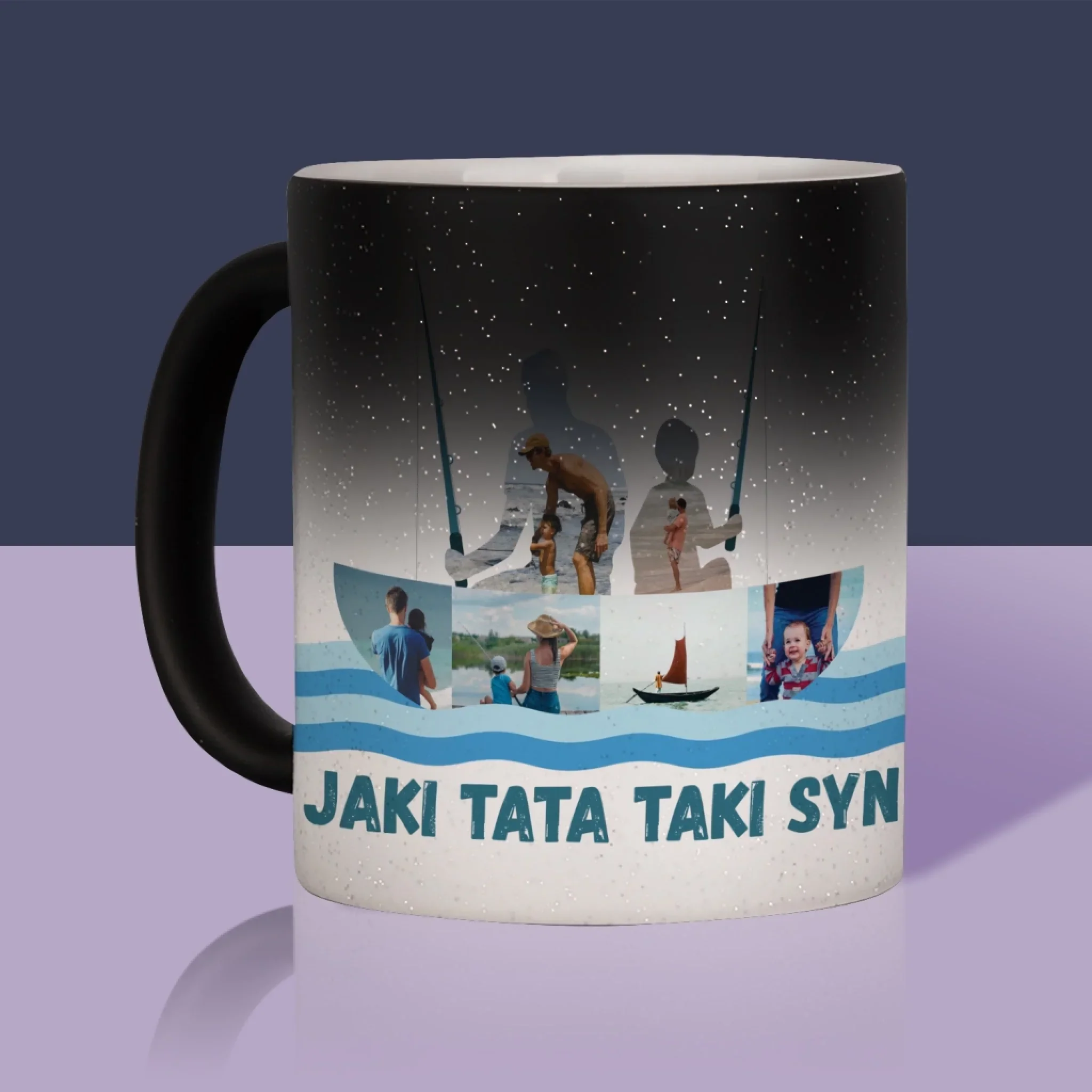 Kształt Ze Zdjęć: Jaki Tata Taki Syn - Kubek z Nadrukiem - Image 11