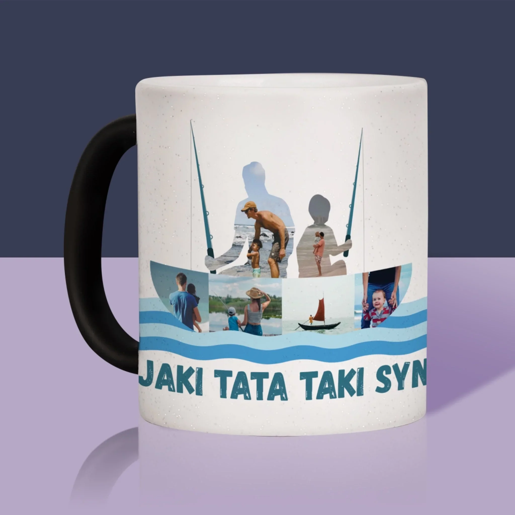 Kształt Ze Zdjęć: Jaki Tata Taki Syn - Kubek z Nadrukiem - Image 12