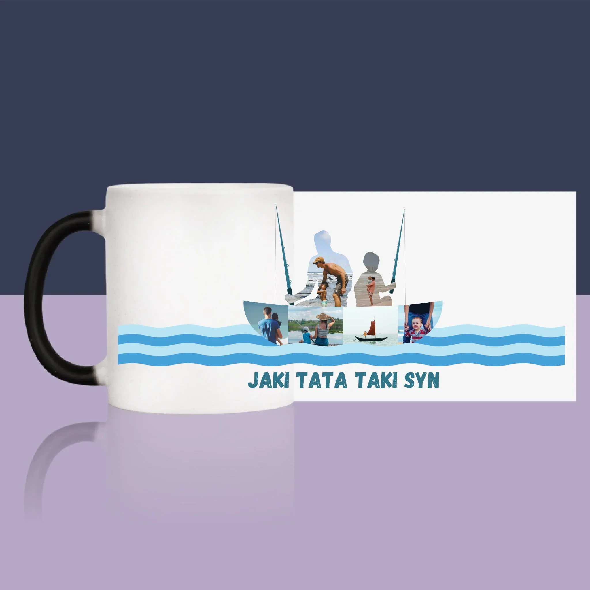 Kształt Ze Zdjęć: Jaki Tata Taki Syn - Kubek z Nadrukiem - Image 14