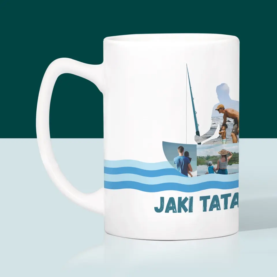 Kształt Ze Zdjęć: Jaki Tata Taki Syn - Kubek z Nadrukiem - Image 4