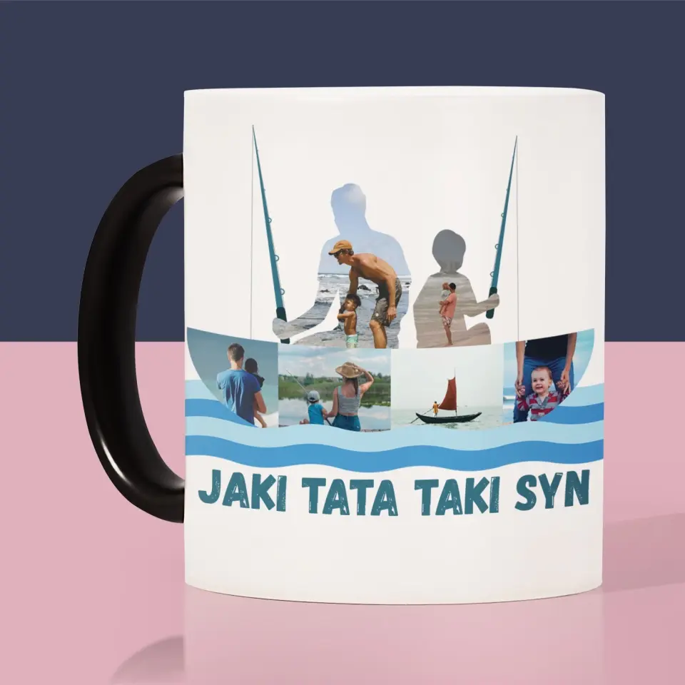 Kształt Ze Zdjęć: Jaki Tata Taki Syn - Kubek z Nadrukiem - Image 7