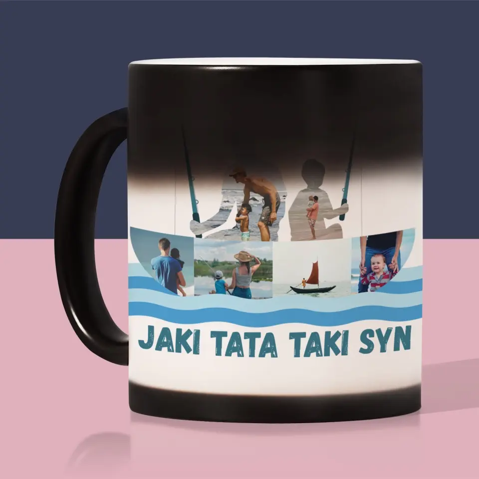 Kształt Ze Zdjęć: Jaki Tata Taki Syn - Kubek z Nadrukiem - Image 8
