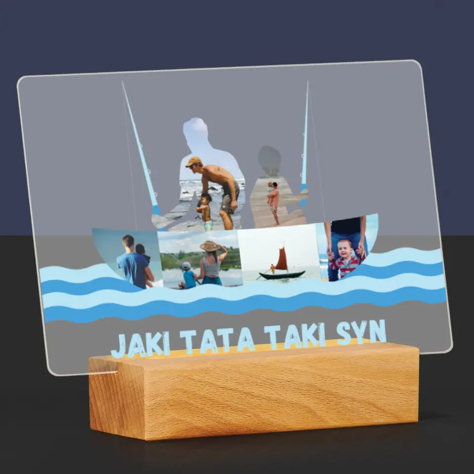 Kształt Ze Zdjęć: Jaki Tata Taki Syn - Wydruk Na Szkle Akrylowym - Image 6