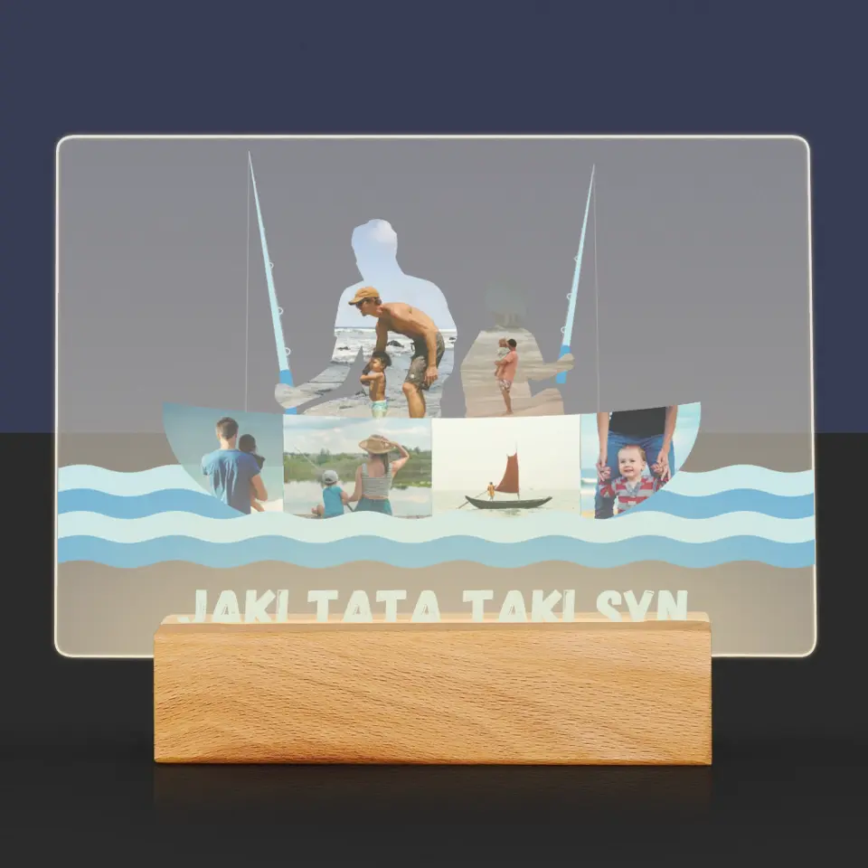 Kształt Ze Zdjęć: Jaki Tata Taki Syn - Wydruk Na Szkle Akrylowym - Image 7
