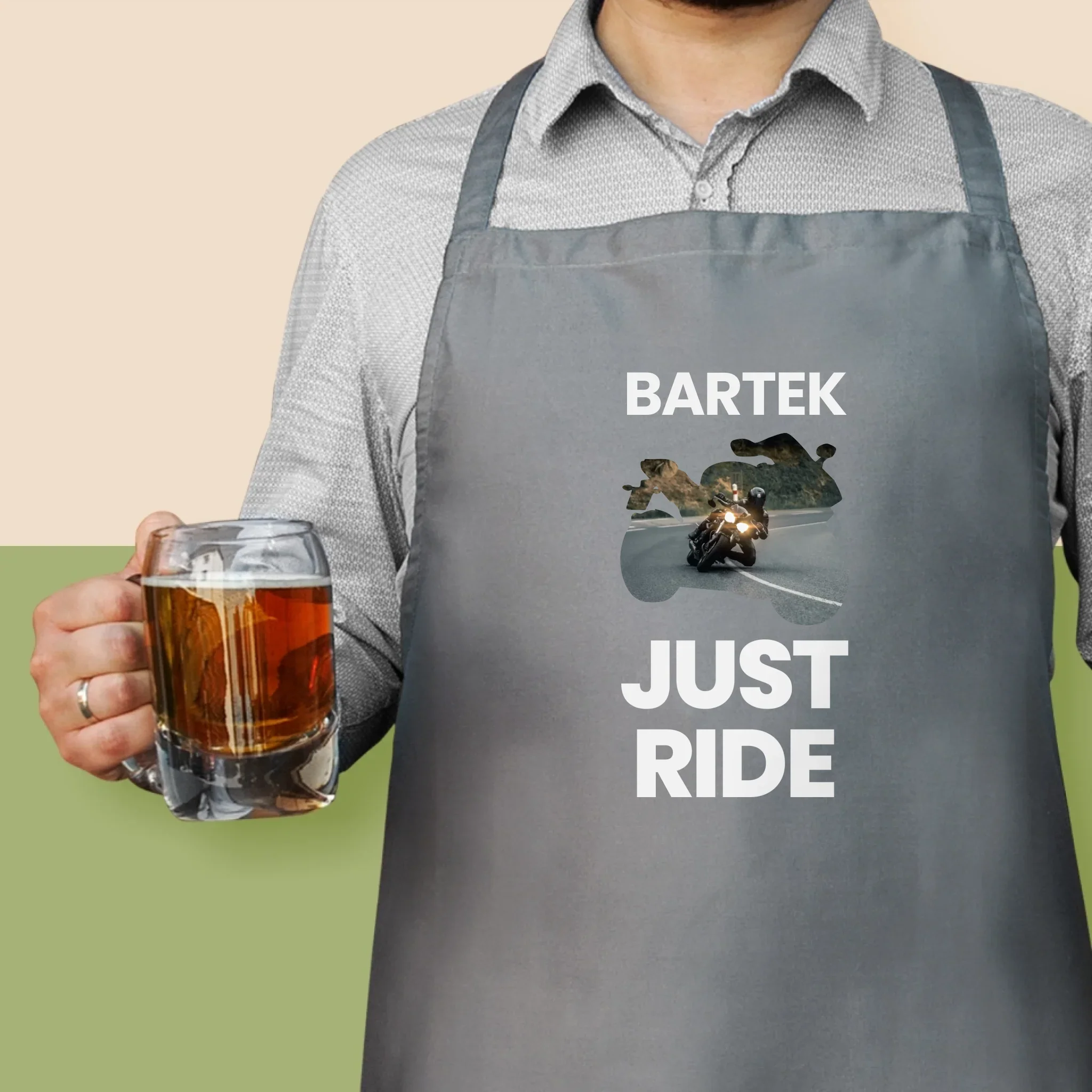Kształt Ze Zdjęć: Just Ride - Fartuch z Nadrukiem - Image 2