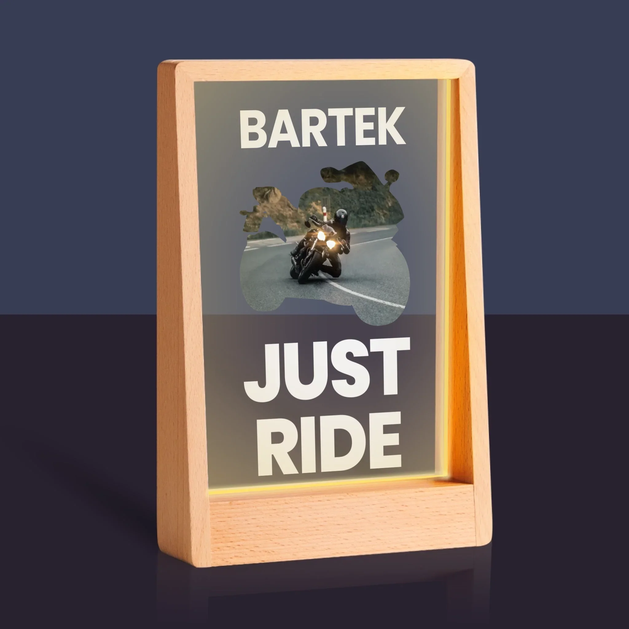 Kształt Ze Zdjęć: Just Ride - Wydruk Na Szkle Akrylowym - Image 9