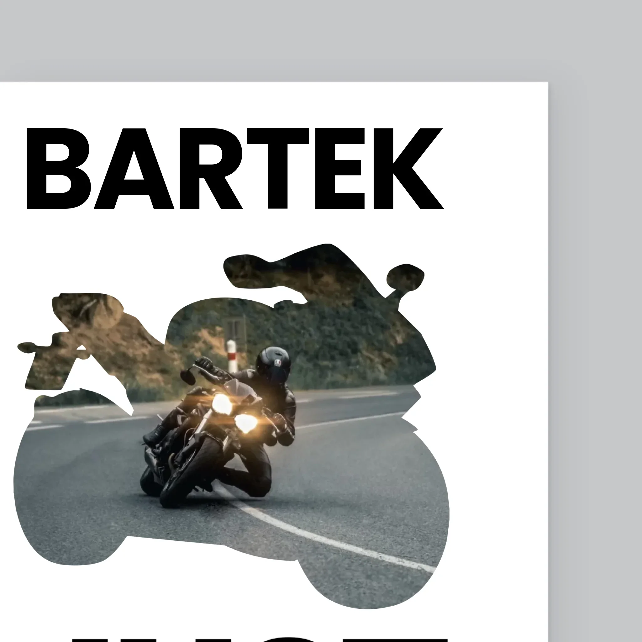 Kształt Ze Zdjęć: Just Ride - Wydruk Obramowany - Image 10