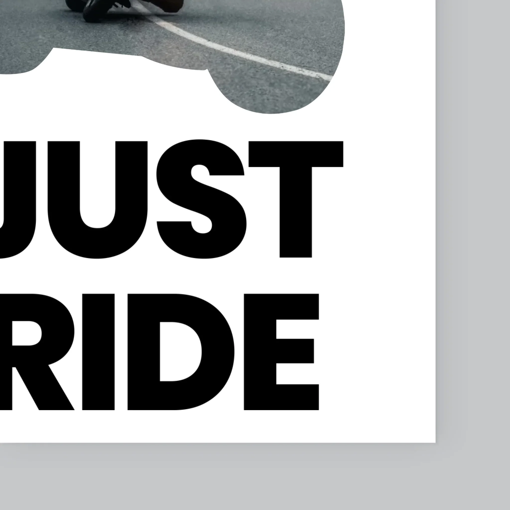 Kształt Ze Zdjęć: Just Ride - Wydruk Obramowany - Image 11