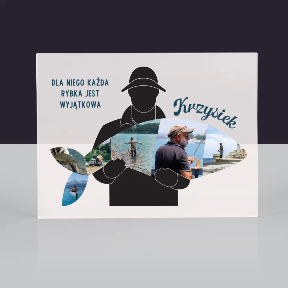 Kształt Ze Zdjęć: Każda Rybka - Blok Akrylowy - Image 3