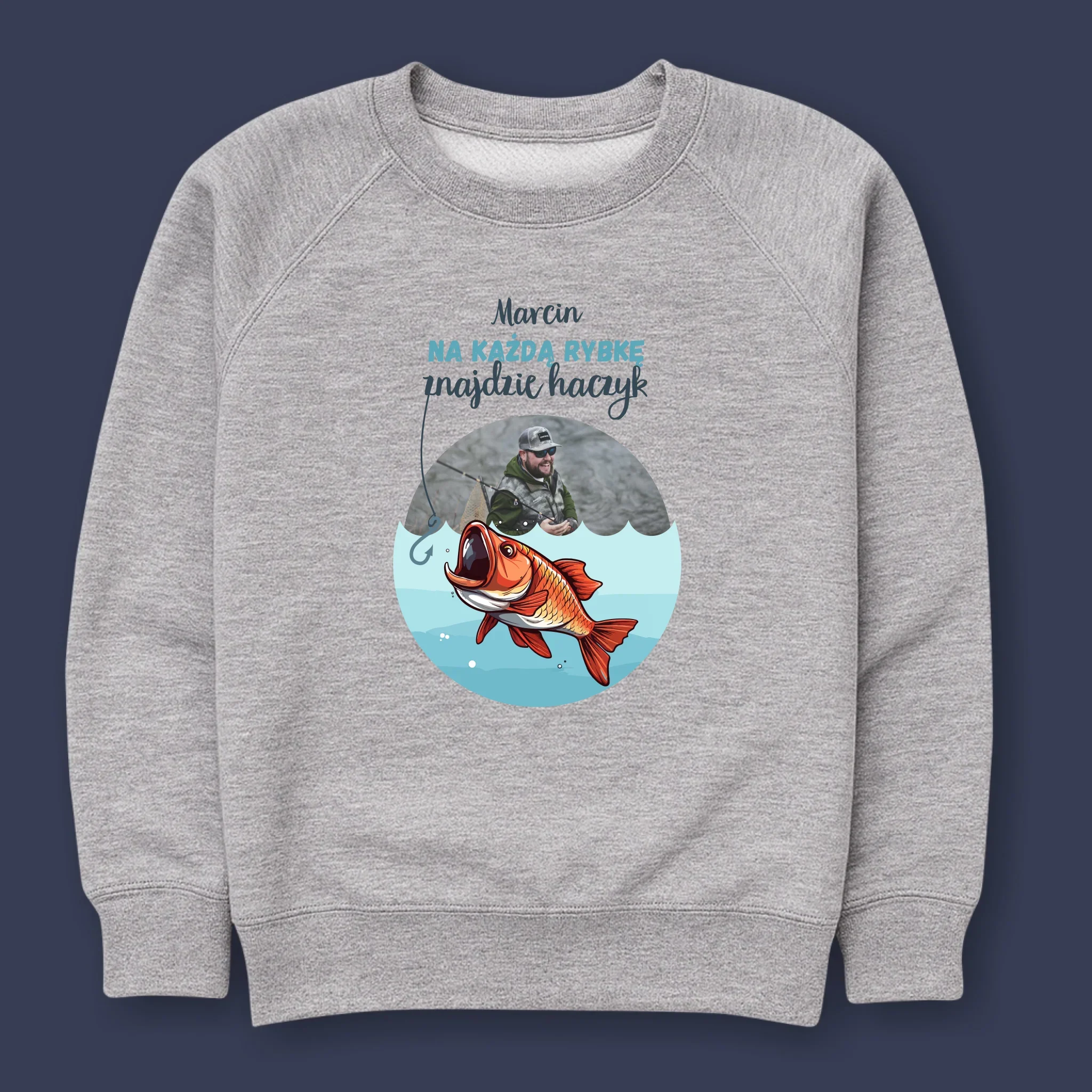 Kształt Ze Zdjęć: Każda Rybka - Bluza Męska z Kapturem - Image 10