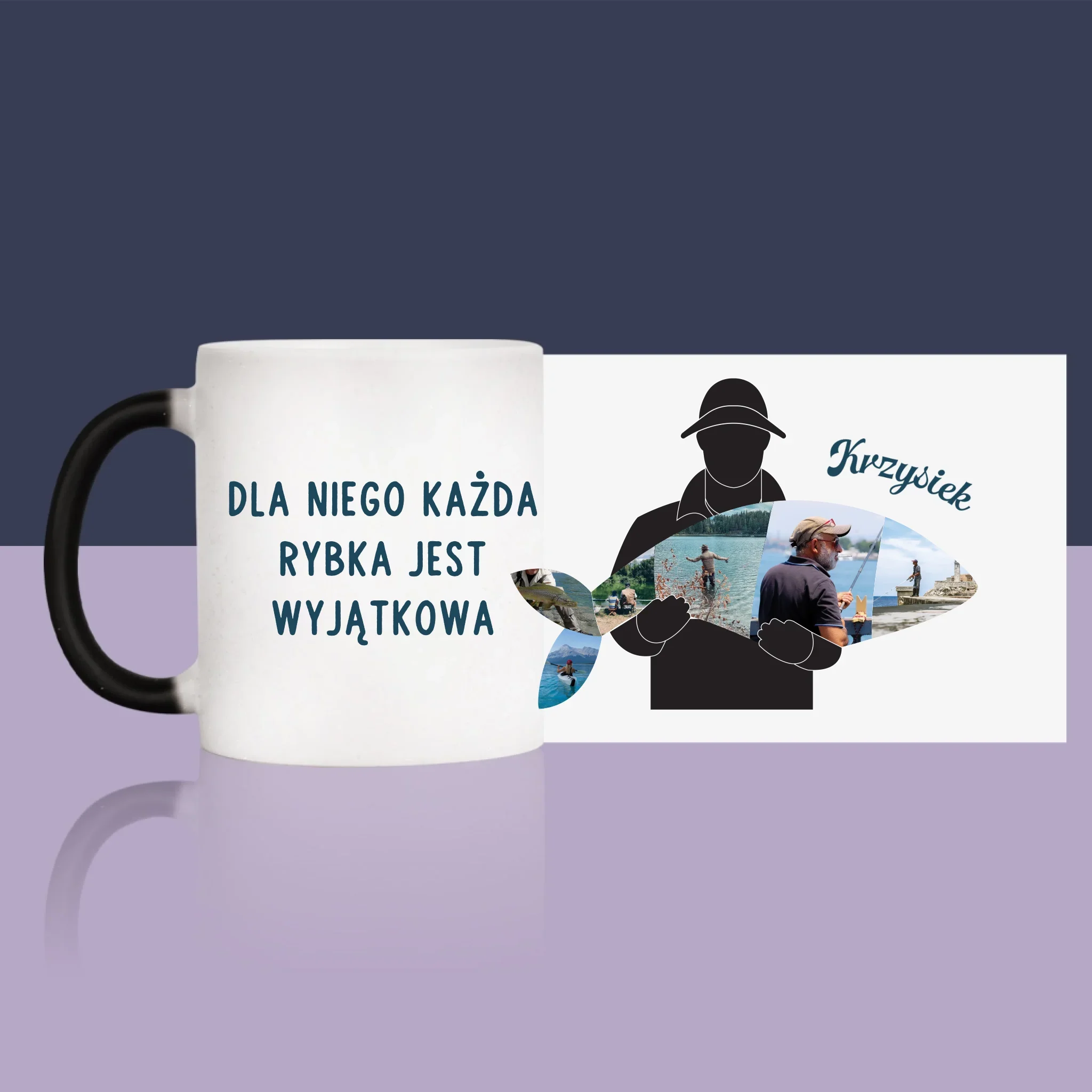 Kształt Ze Zdjęć: Każda Rybka - Kubek z Nadrukiem - Image 14