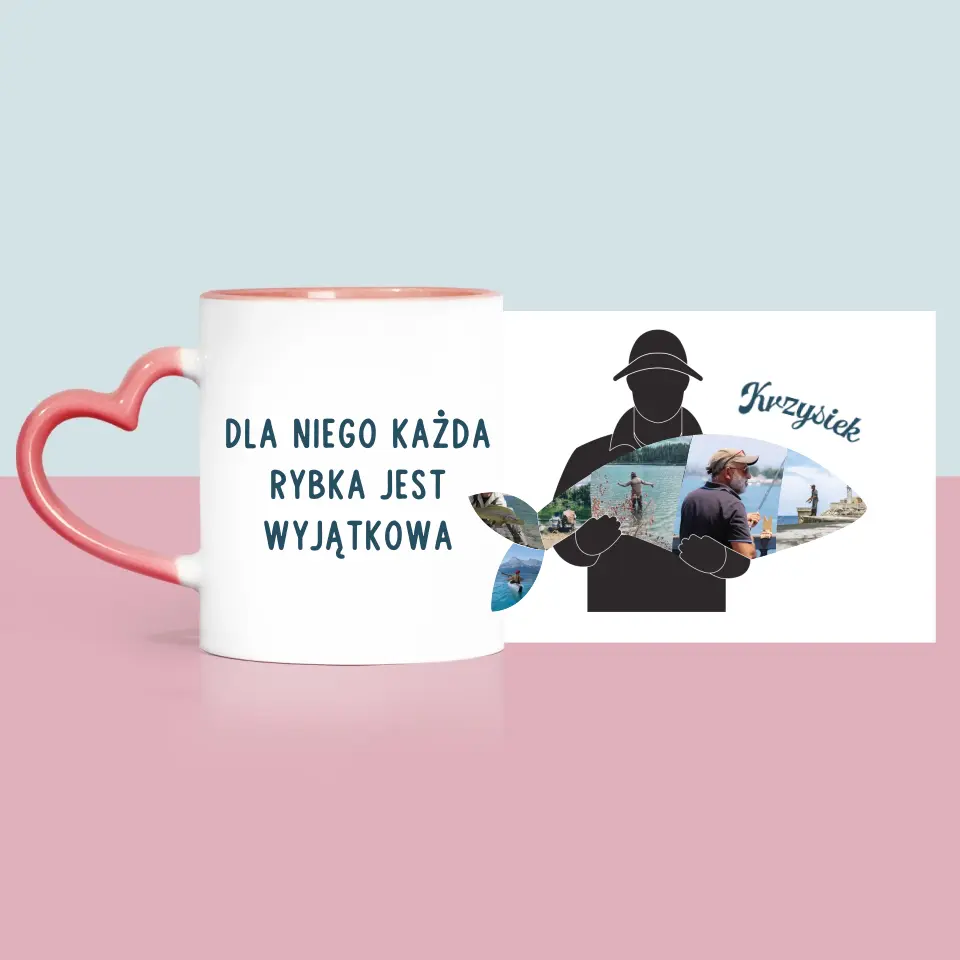 Kształt Ze Zdjęć: Każda Rybka - Kubek z Nadrukiem - Image 6