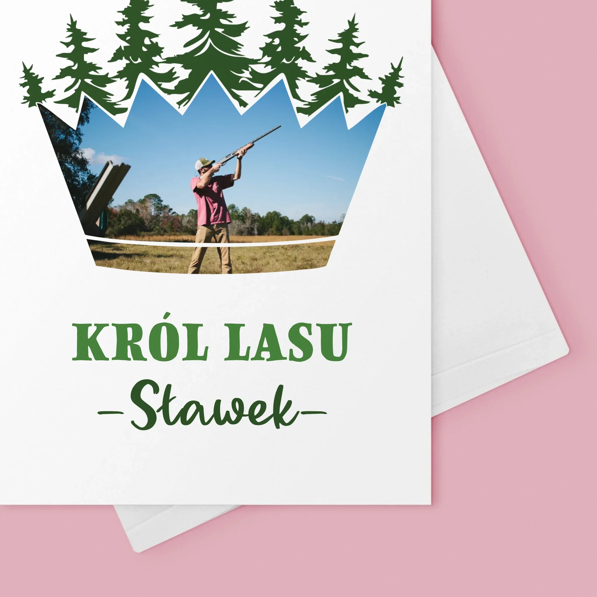 Kształt Ze Zdjęć: Król Lasu - Kartka Z Życzeniami - Image 4