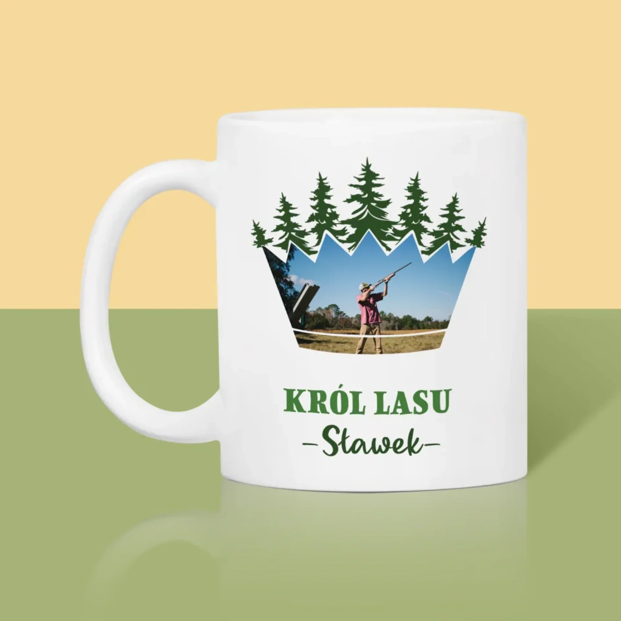 Kształt Ze Zdjęć: Król Lasu - Kubek z Nadrukiem