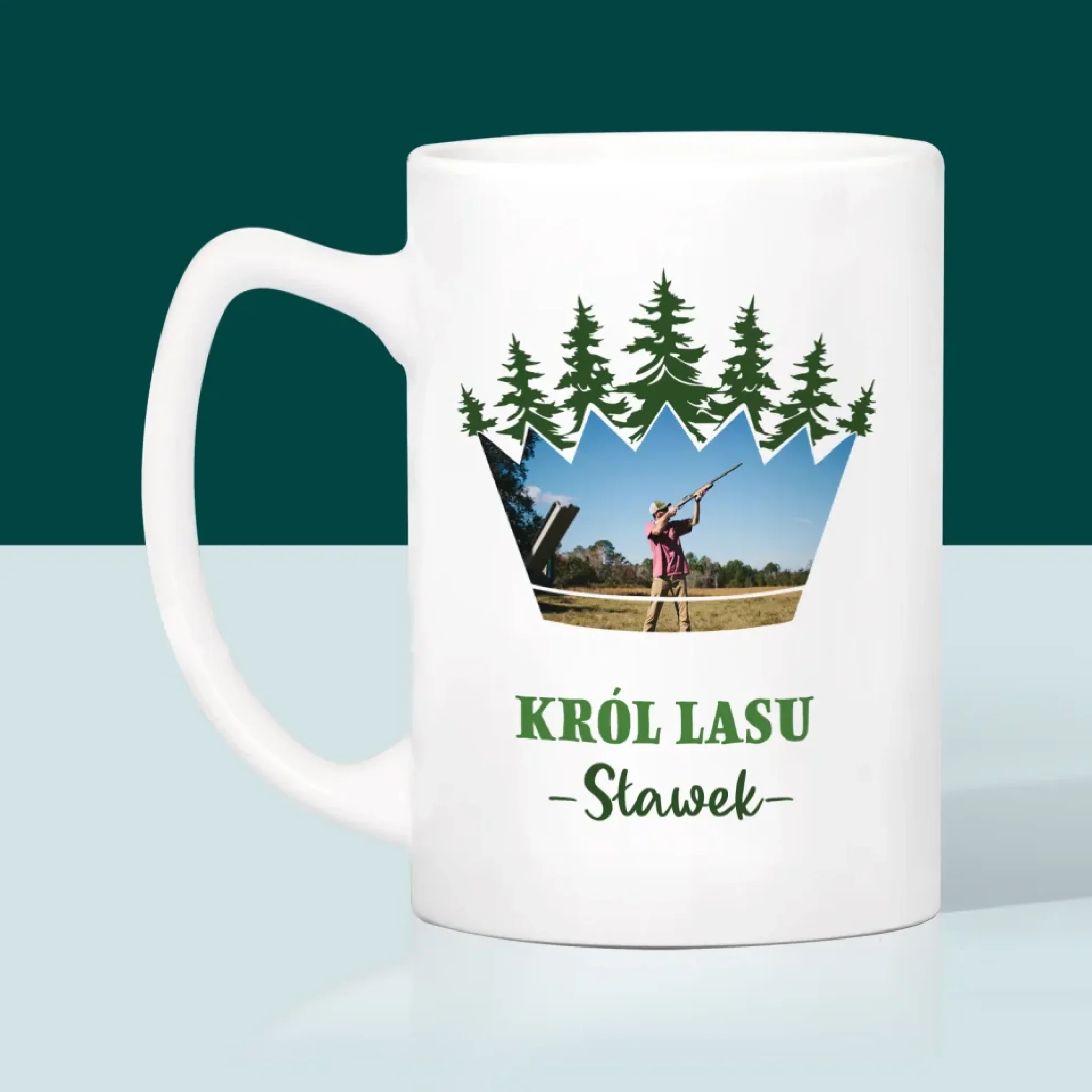 Kształt Ze Zdjęć: Król Lasu - Kubek z Nadrukiem - Image 3