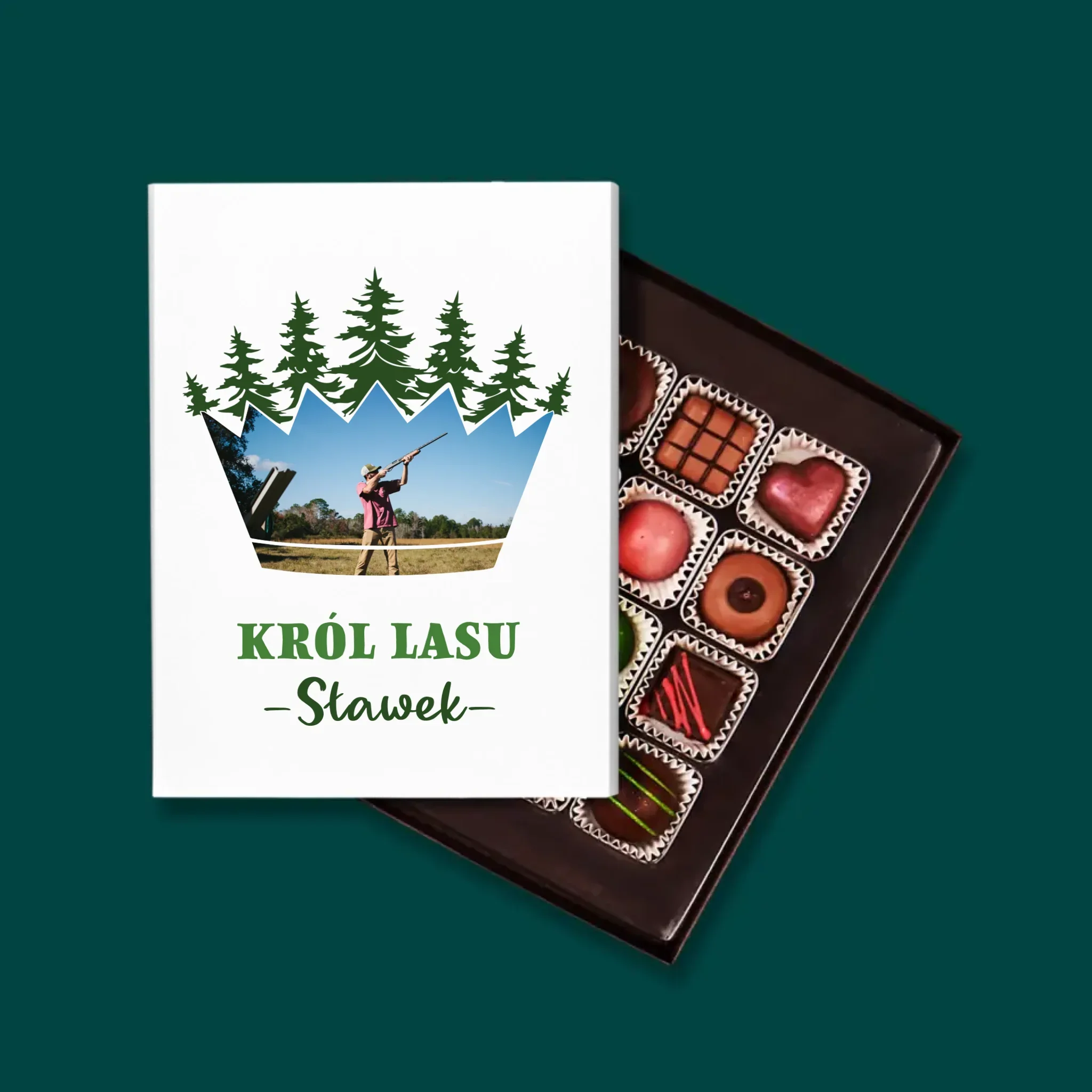 Kształt Ze Zdjęć: Król Lasu - Personalizowane Praliny