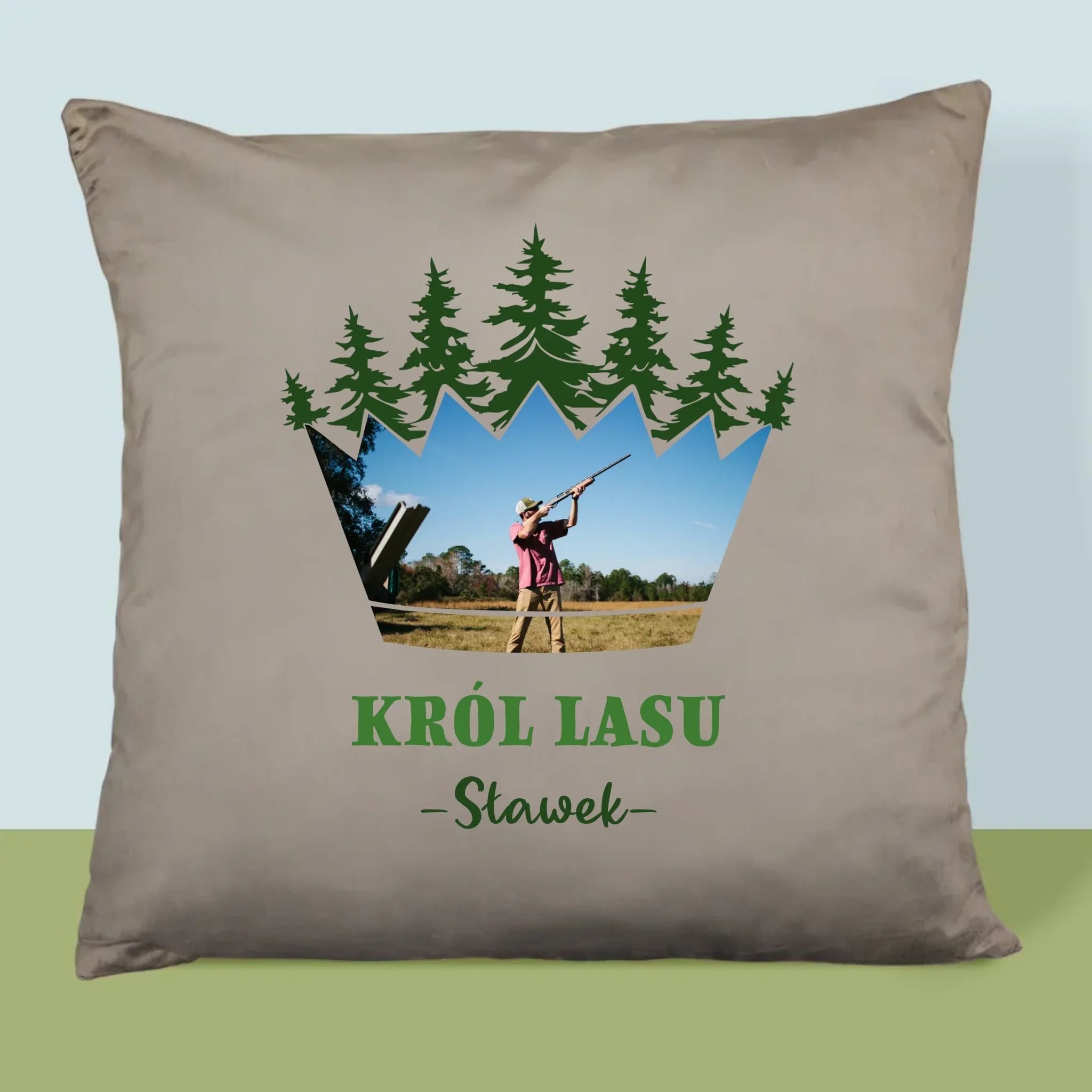 Kształt Ze Zdjęć: Król Lasu - Poduszka z Nadrukiem - Image 3