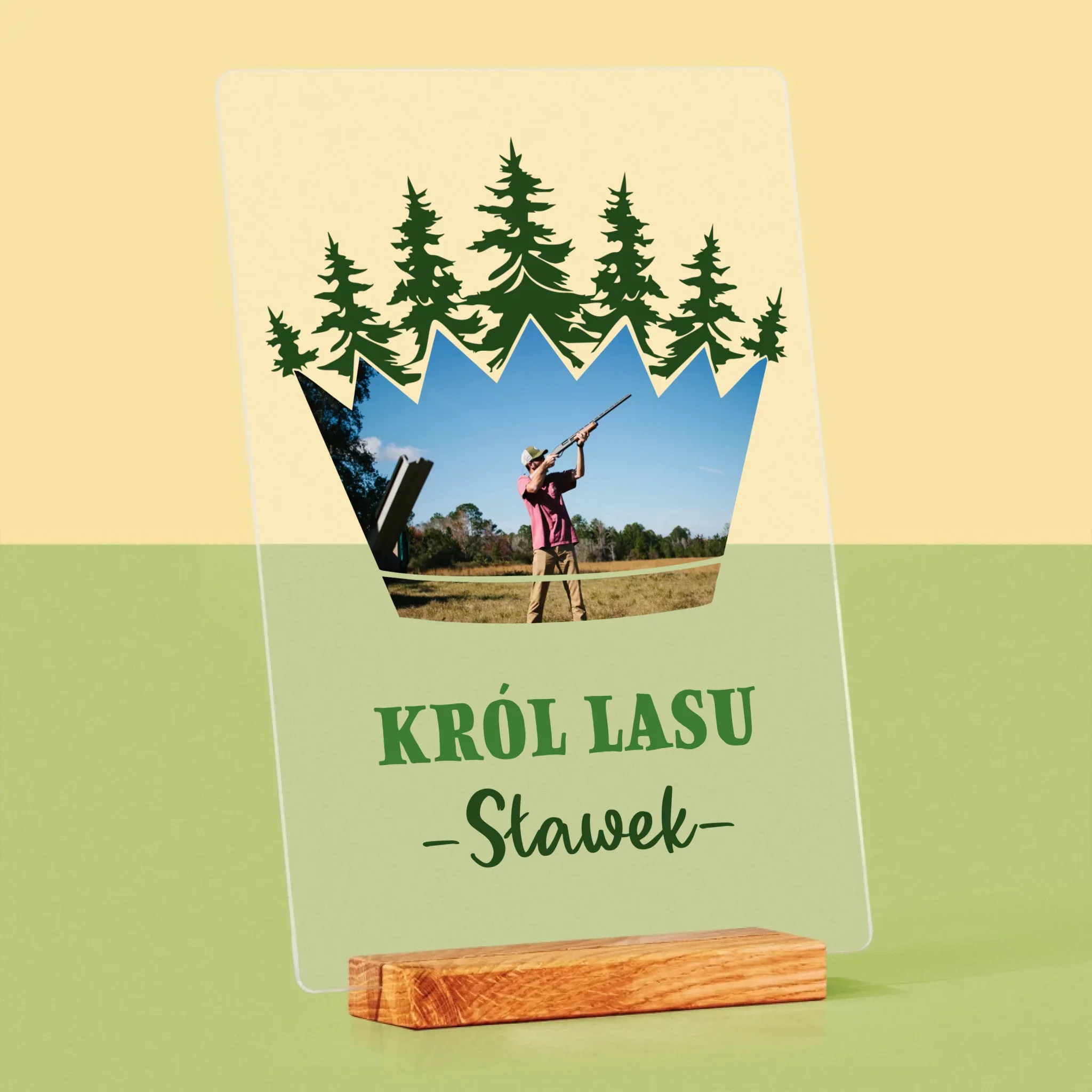 Kształt Ze Zdjęć: Król Lasu - Wydruk Na Szkle Akrylowym - Image 4