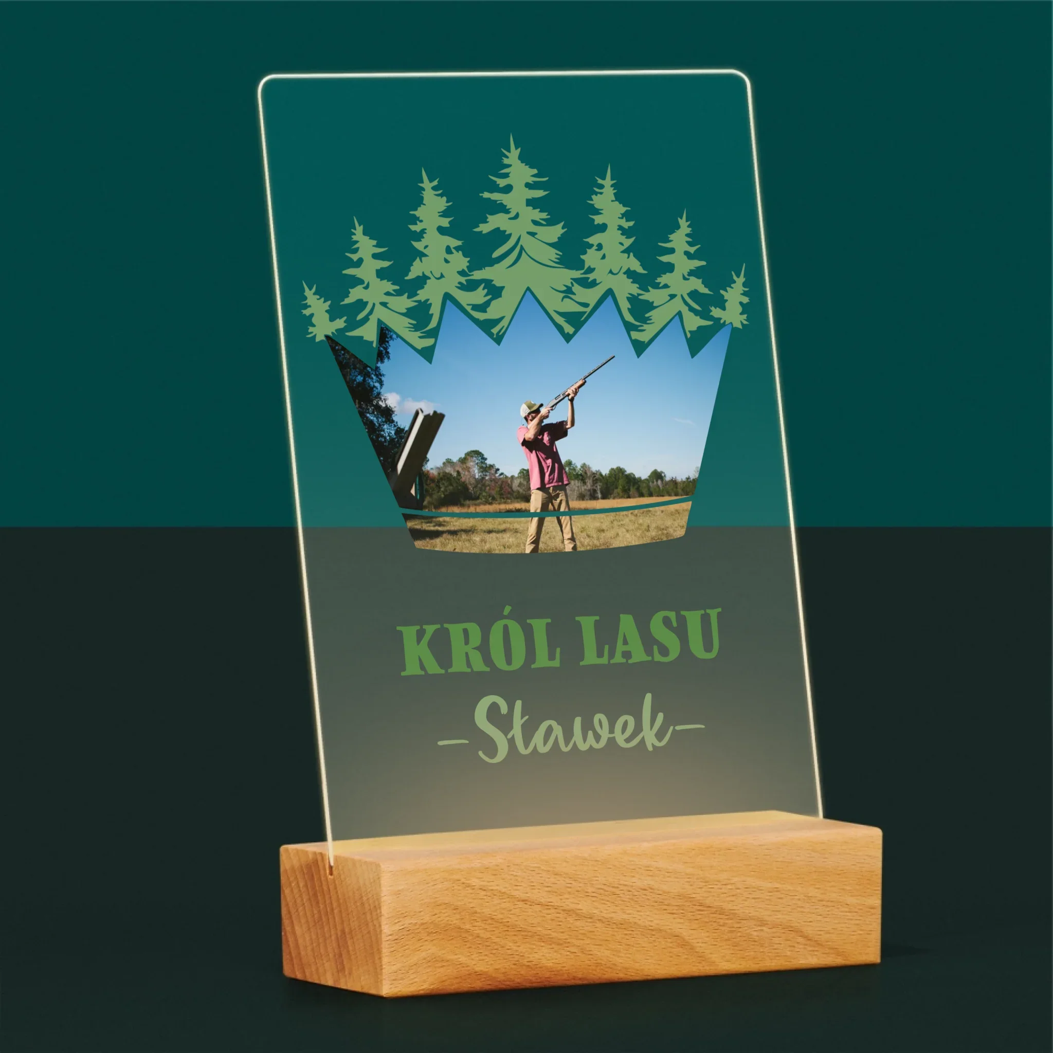 Kształt Ze Zdjęć: Król Lasu - Wydruk Na Szkle Akrylowym - Image 5