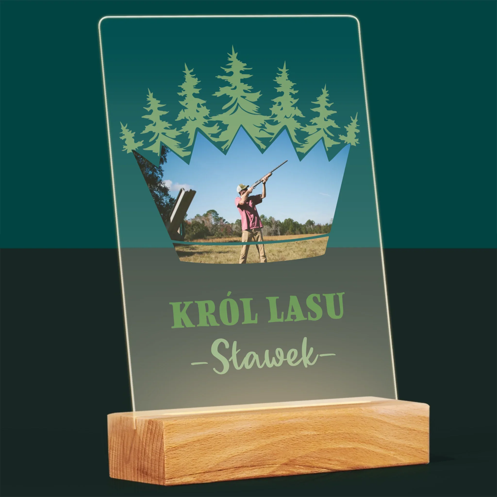 Kształt Ze Zdjęć: Król Lasu - Wydruk Na Szkle Akrylowym - Image 8