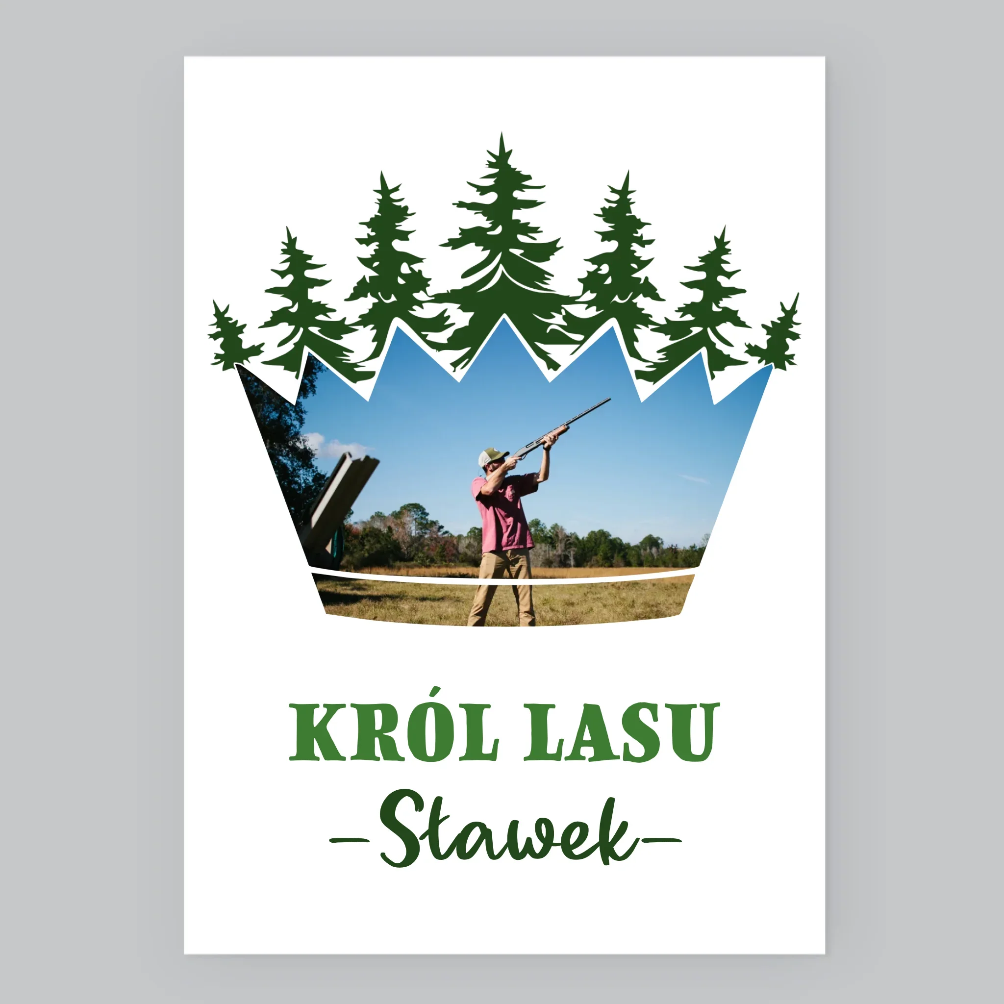 Kształt Ze Zdjęć: Król Lasu - Wydruk Obramowany - Image 8