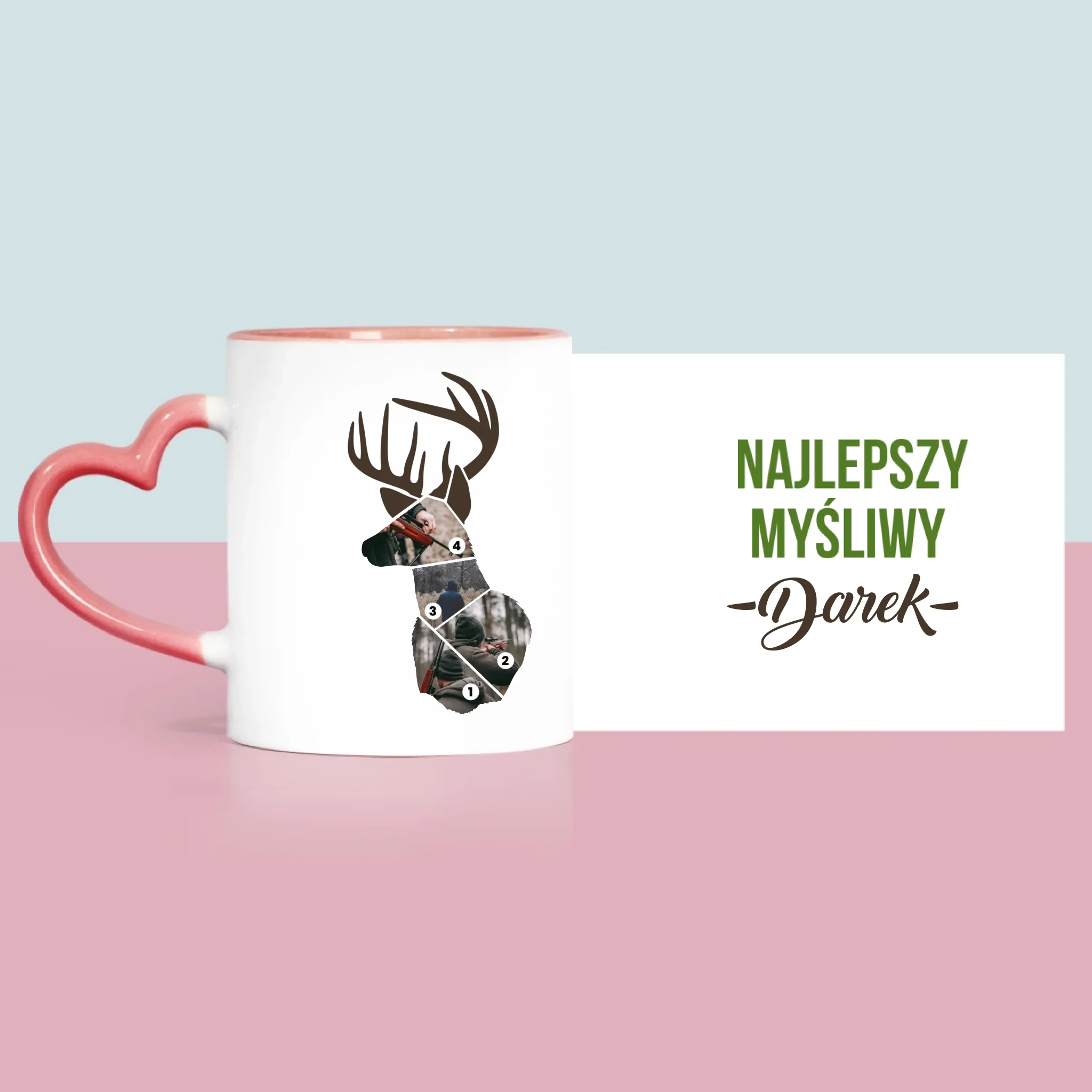 Kształt Ze Zdjęć: Najlepszy Myśliwy - Kubek z Nadrukiem - Image 10