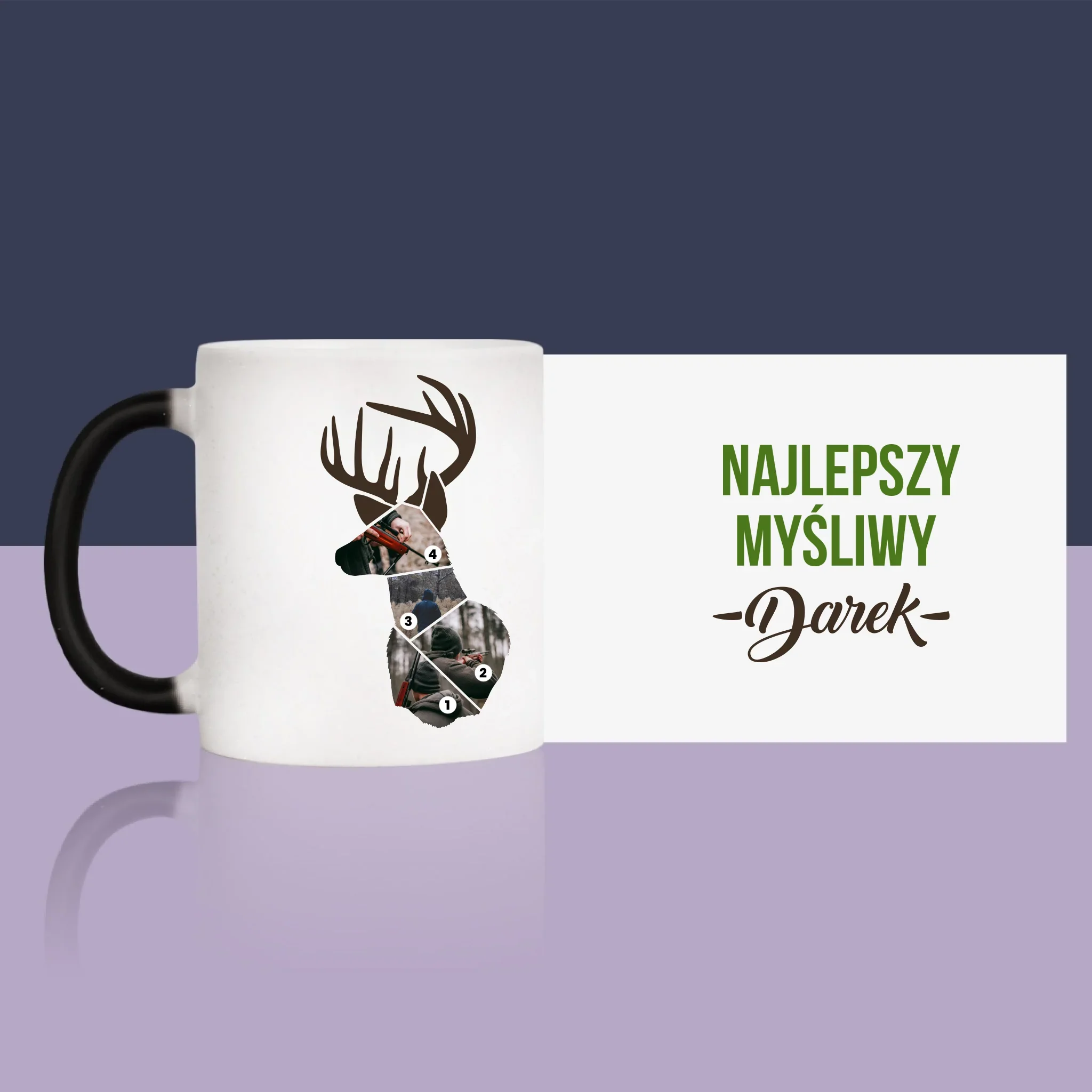 Kształt Ze Zdjęć: Najlepszy Myśliwy - Kubek z Nadrukiem - Image 13