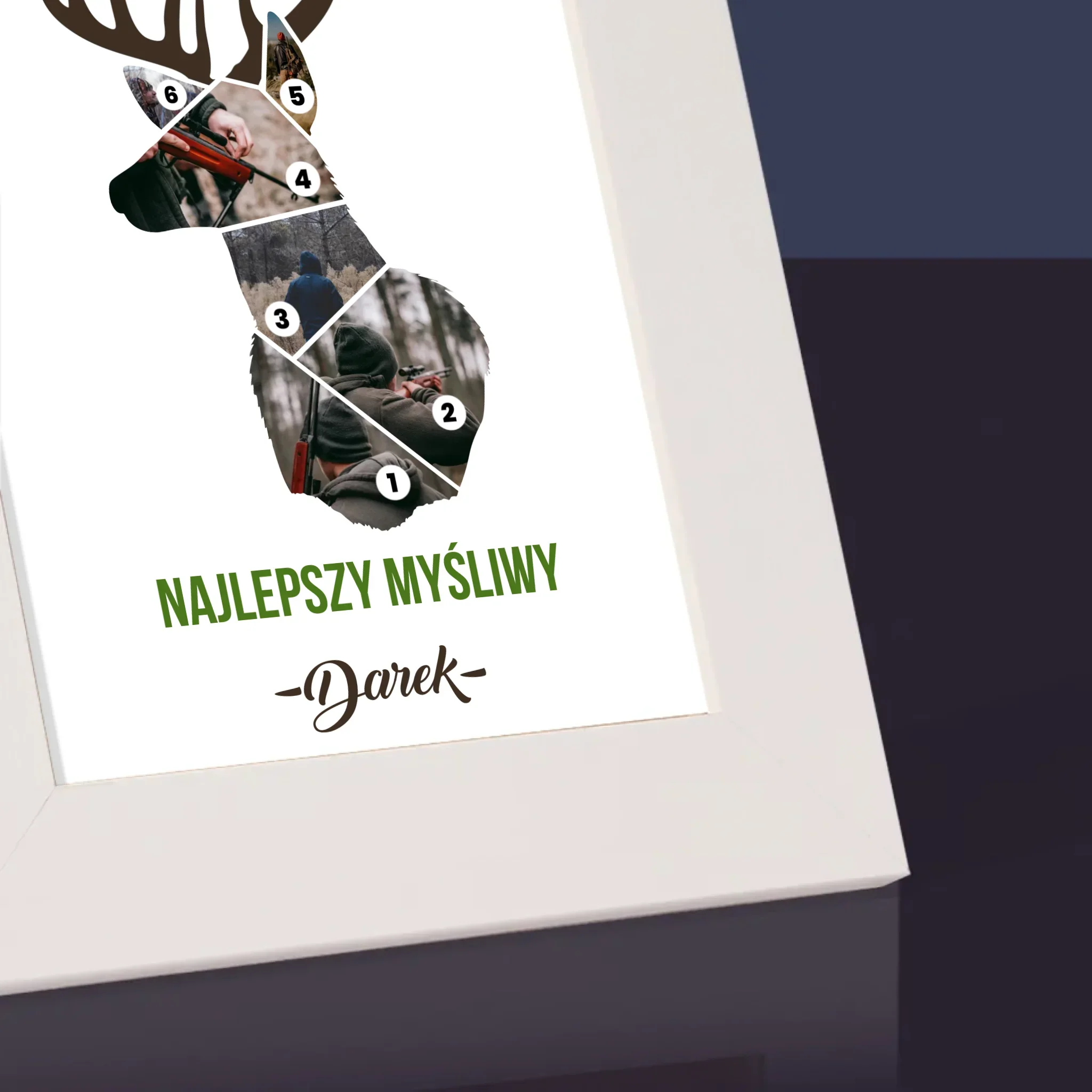 Kształt Ze Zdjęć: Najlepszy Myśliwy - Ramka Na Zdjęcie - Image 3