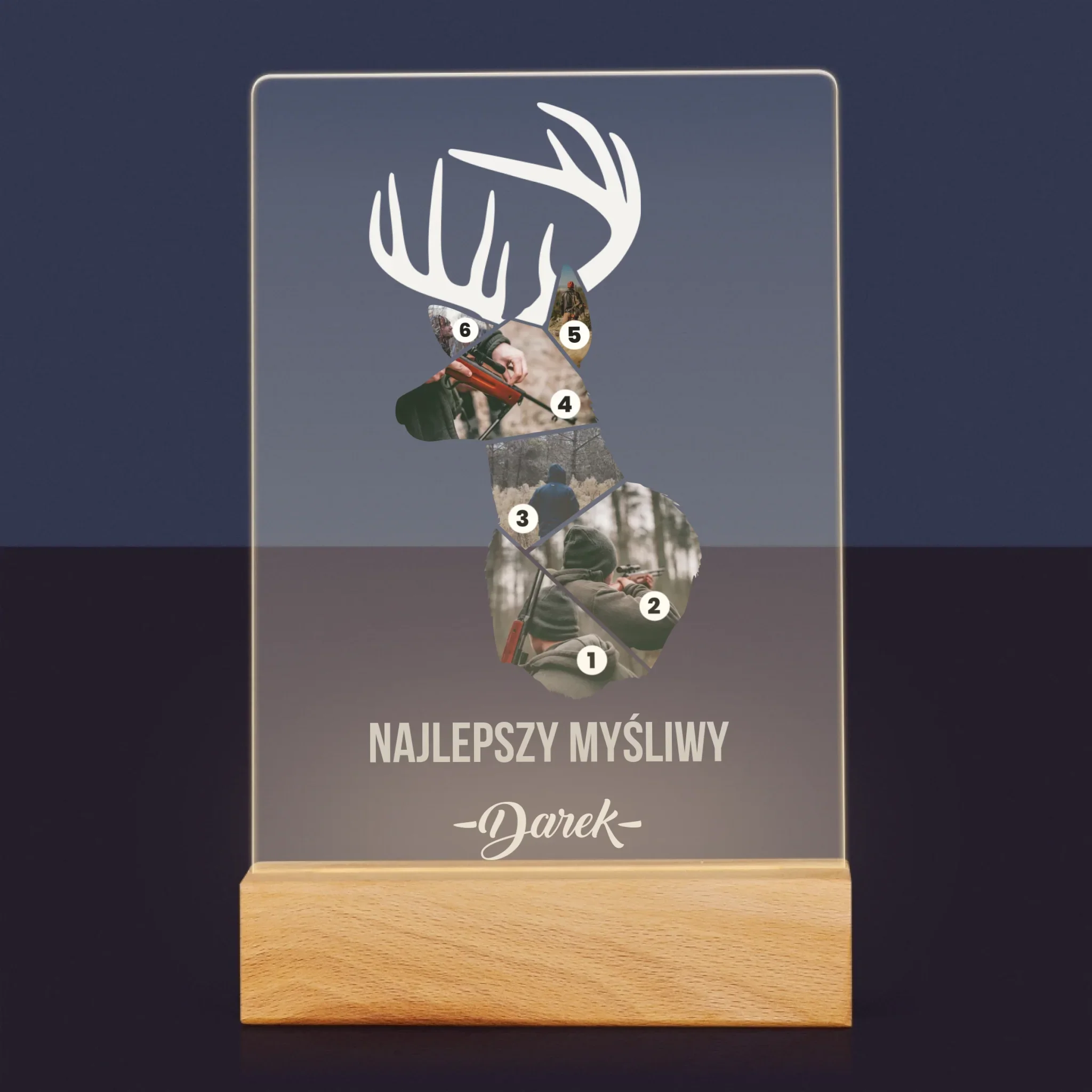 Kształt Ze Zdjęć: Najlepszy Myśliwy - Wydruk Na Szkle Akrylowym - Image 7