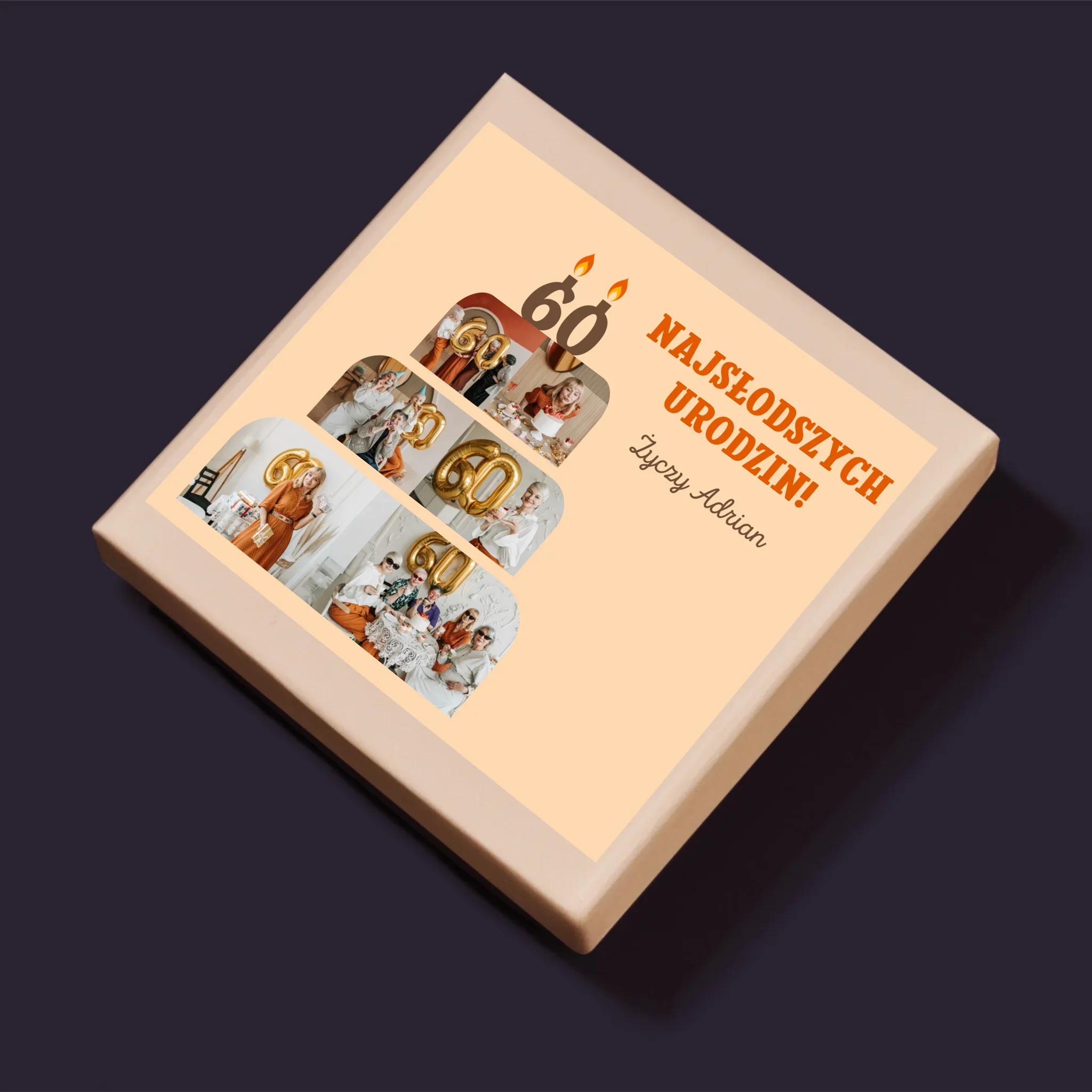 Kształt Ze Zdjęć: Najsłodszych Urodzin - Personalizowane Puzzle - Image 5