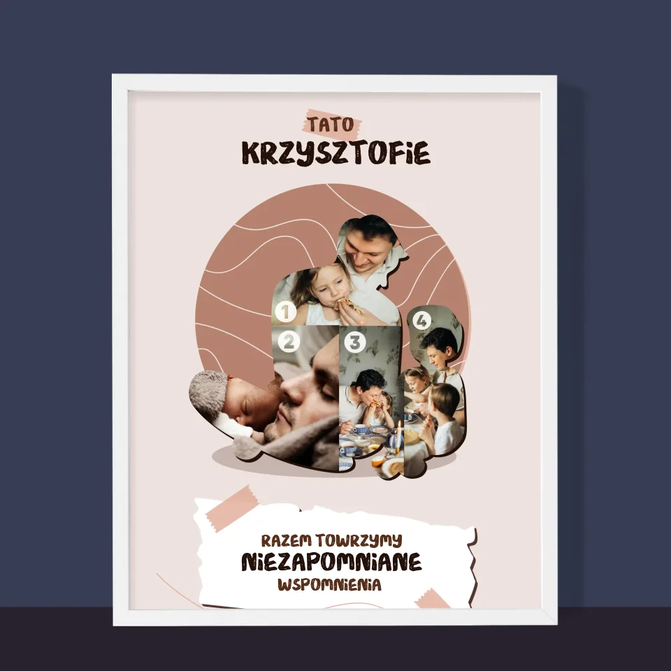 Kształt Ze Zdjęć: Niezapomniane Wspomnienia - Wydruk Obramowany - Image 10