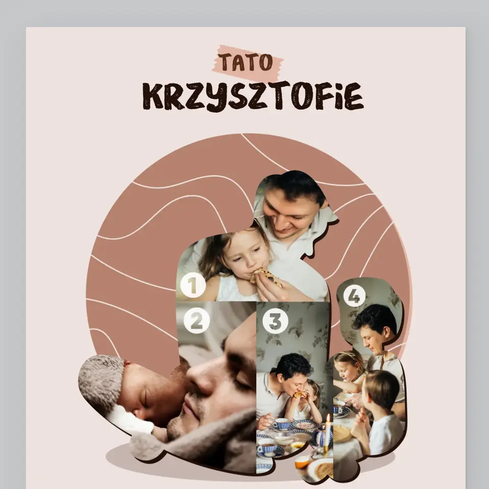 Kształt Ze Zdjęć: Niezapomniane Wspomnienia - Wydruk Obramowany - Image 2