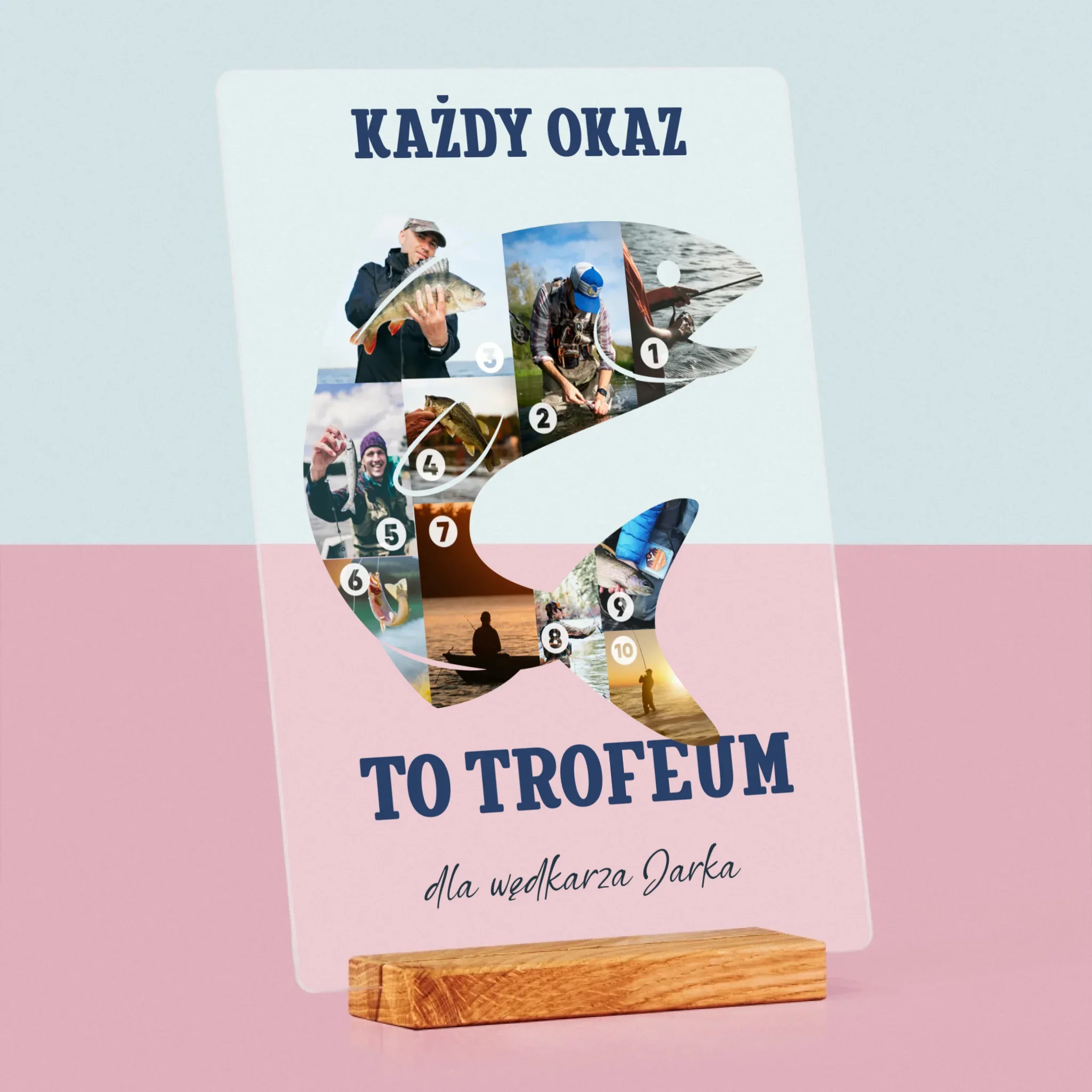Kształt Ze Zdjęć: Okaz Wędkarza - Wydruk Na Szkle Akrylowym - Image 4
