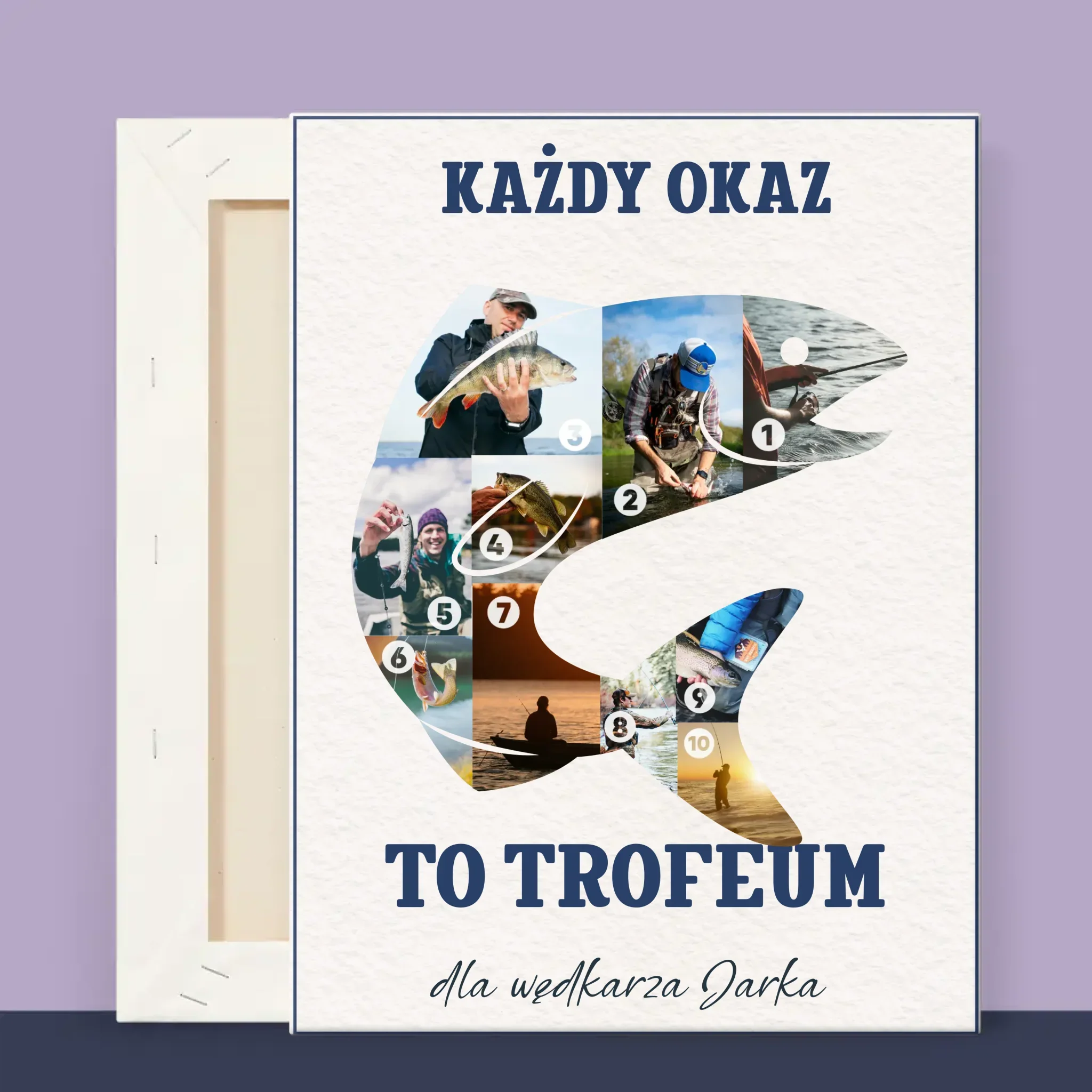 Kształt Ze Zdjęć: Okaz Wędkarza - Wydruk Obramowany - Image 11
