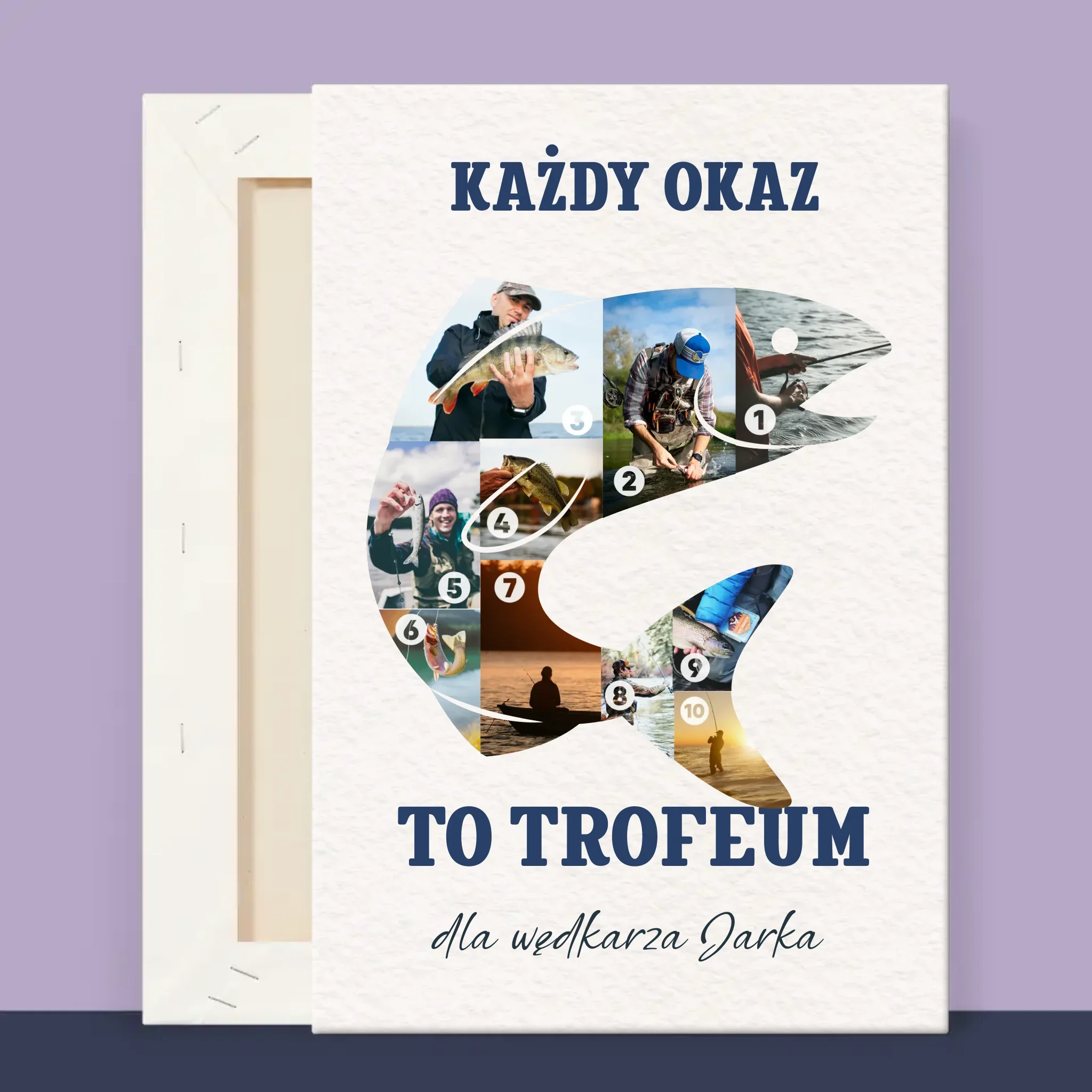 Kształt Ze Zdjęć: Okaz Wędkarza - Wydruk Obramowany - Image 12