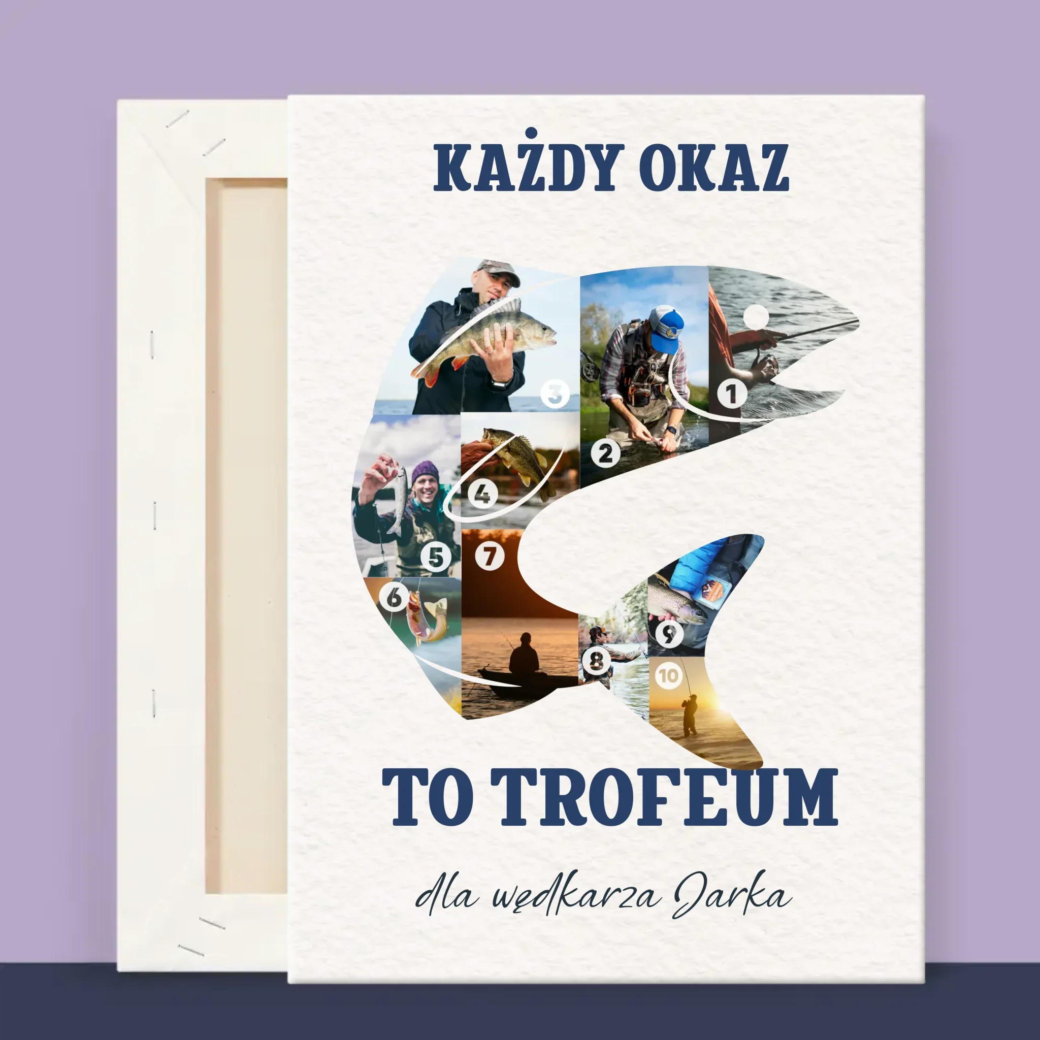 Kształt Ze Zdjęć: Okaz Wędkarza - Wydruk Obramowany - Image 13
