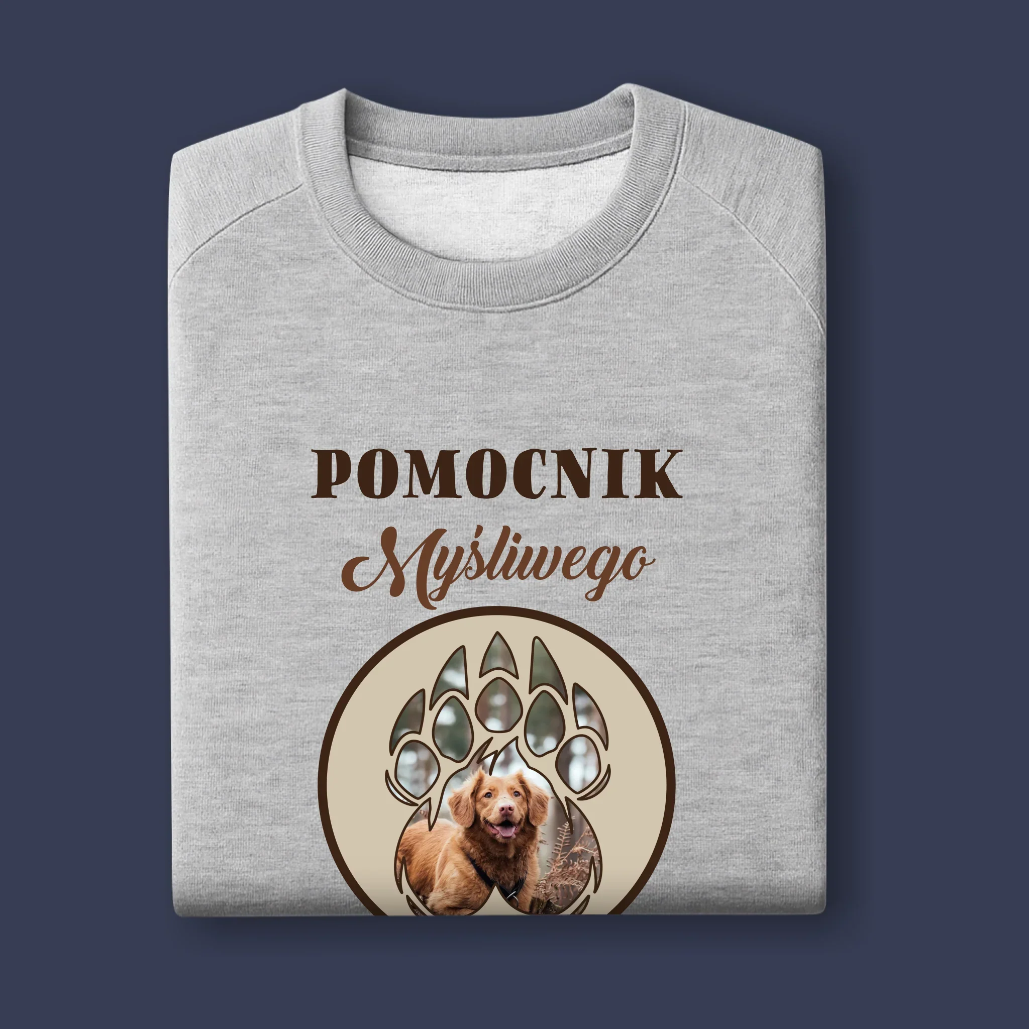 Kształt Ze Zdjęć: Pomocnik Myśliwego - Bluza Męska Z Kapturem - Image 11