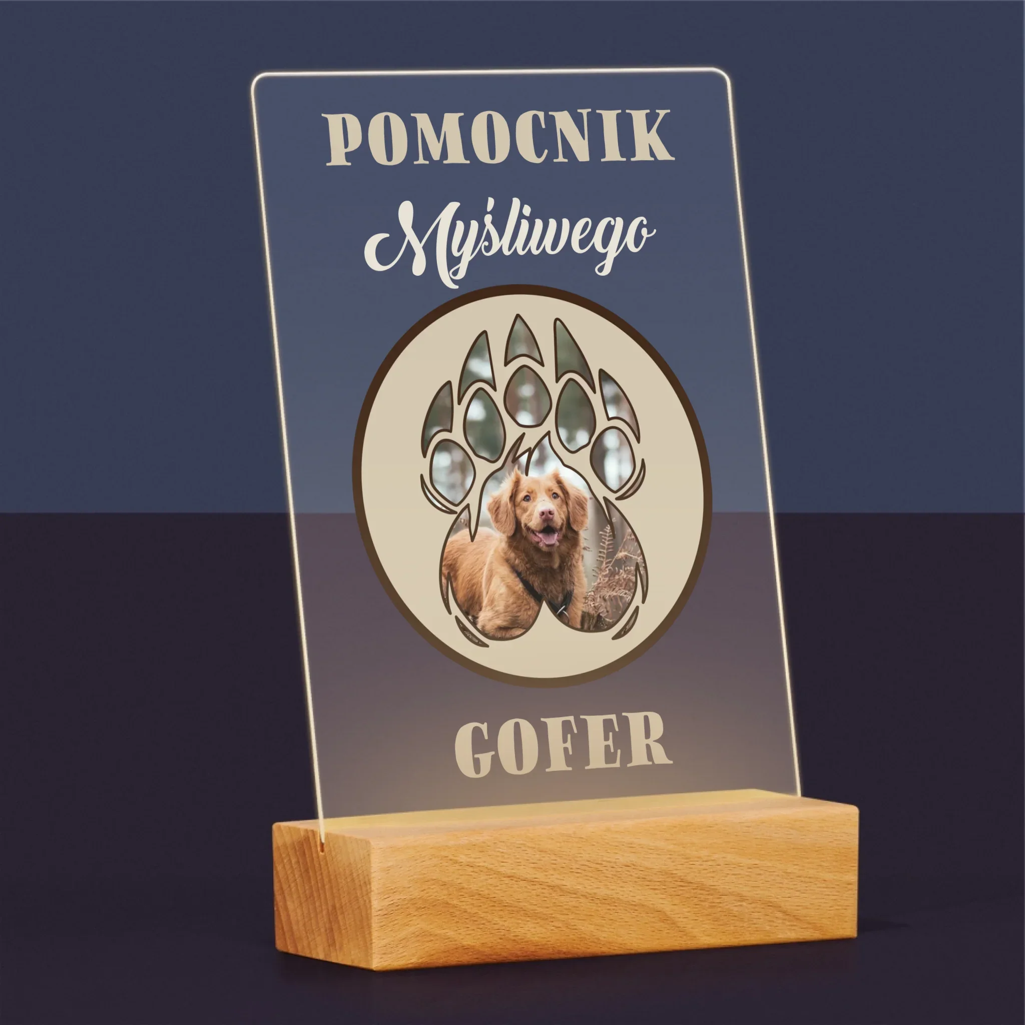 Kształt Ze Zdjęć: Pomocnik Myśliwego - Wydruk Na Szkle Akrylowym - Image 5