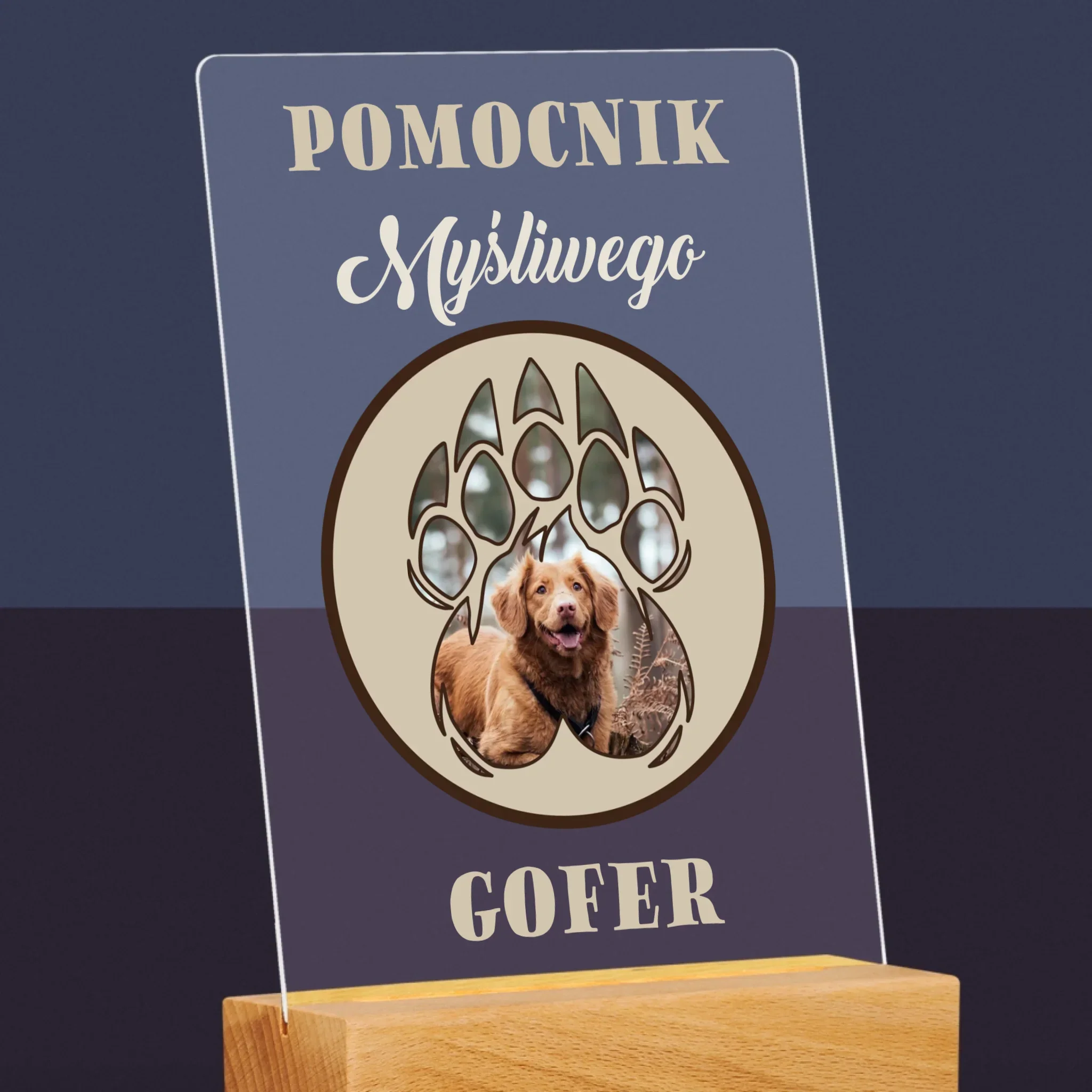 Kształt Ze Zdjęć: Pomocnik Myśliwego - Wydruk Na Szkle Akrylowym - Image 6