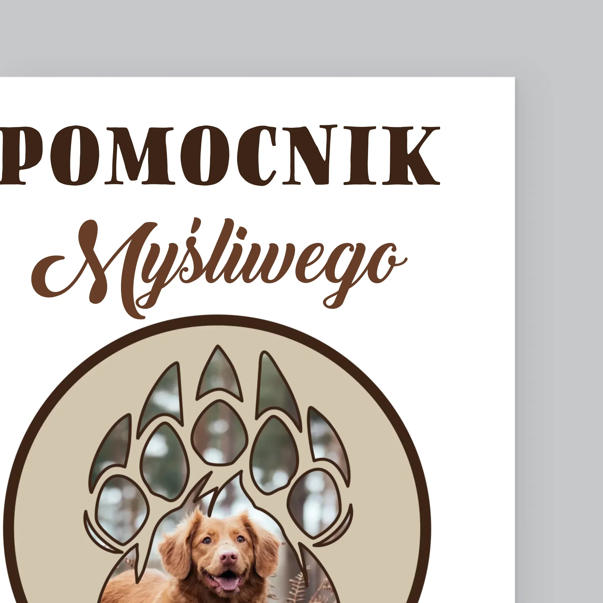 Kształt Ze Zdjęć: Pomocnik Myśliwego - Wydruk Obramowany - Image 9